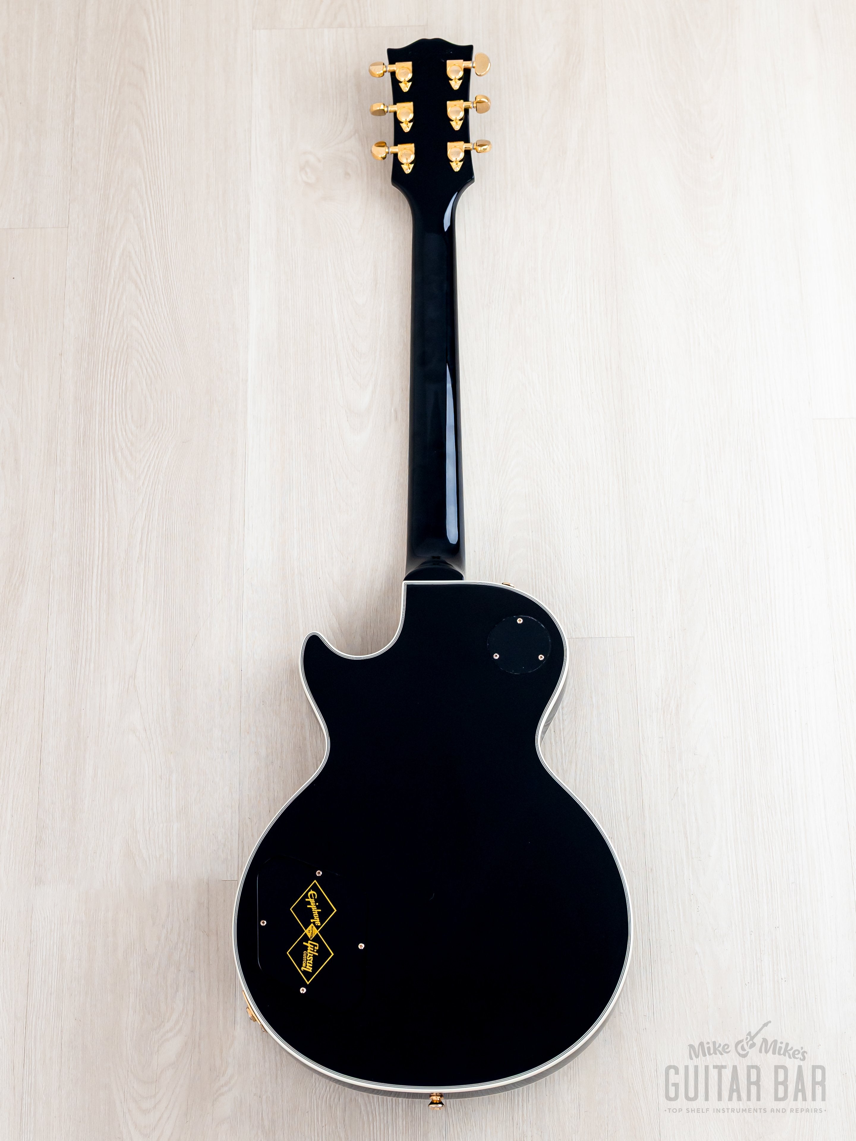 2025 Epiphone IGC Les Paul Custom Black Beauty w/ Gibson USA Pickups &