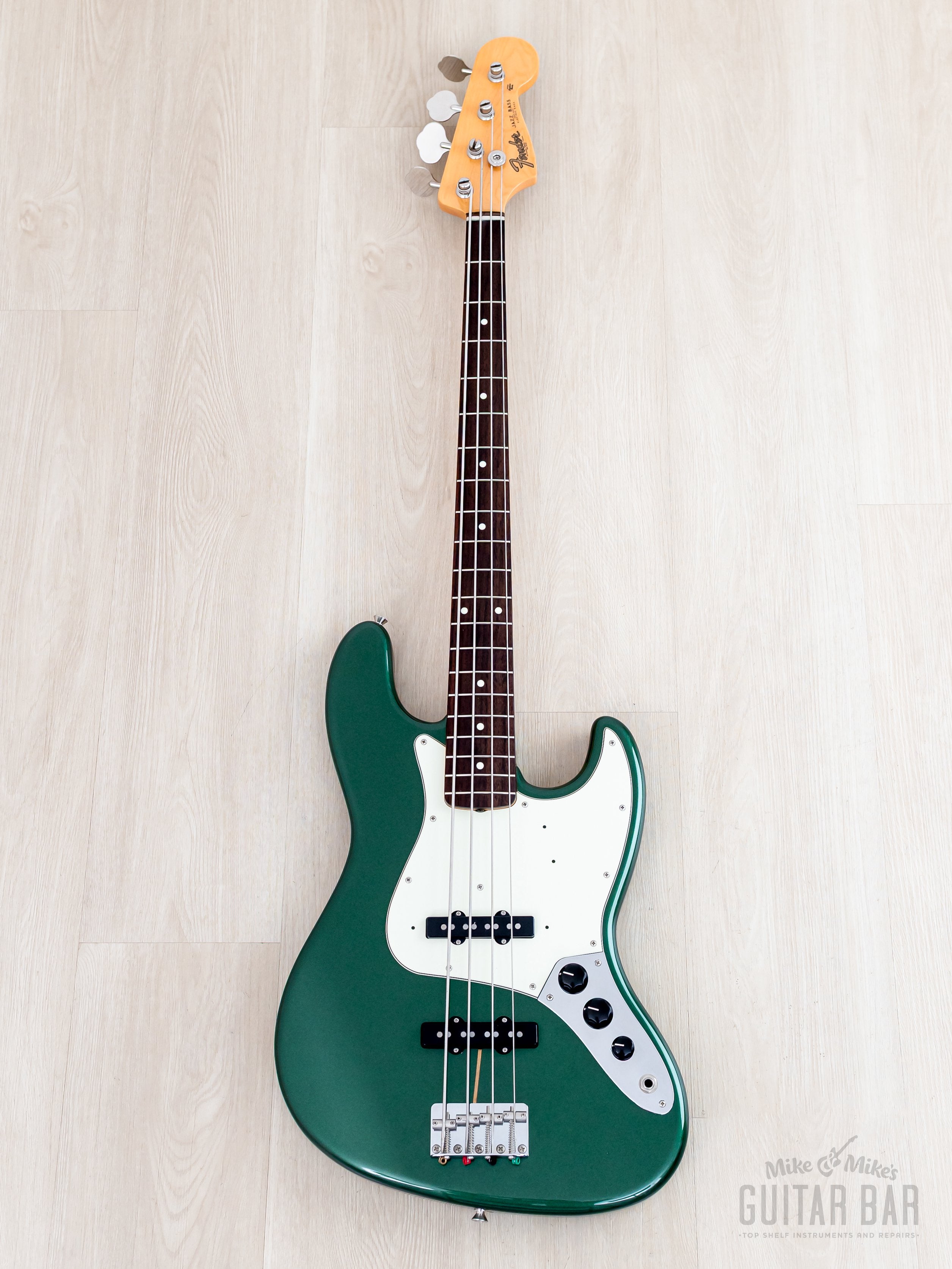2023 Fender Traditional 60s Jazz Bass, Aged Sherwood Green, Japan MIJ