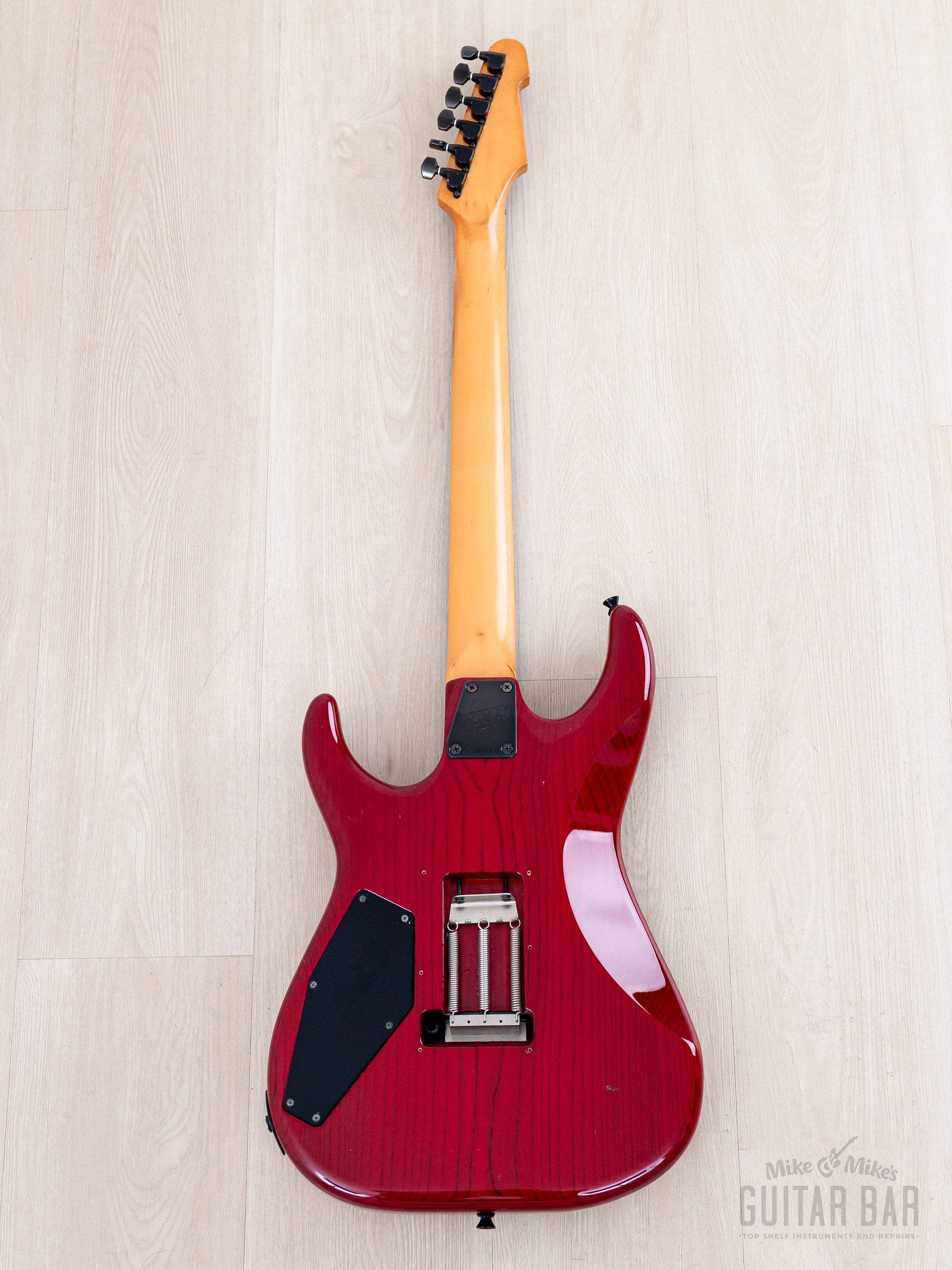 1996 ESP Mirage Superstrat SSH Trans Red w/ Floyd Rose, Hangtags