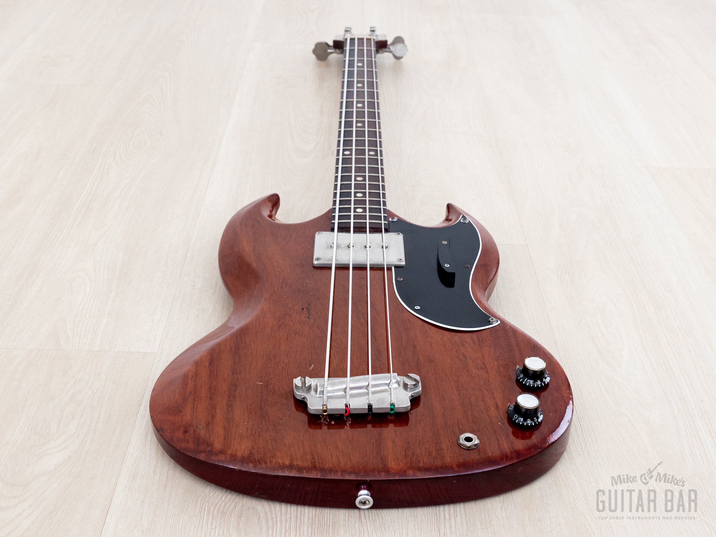 1963 Gibson EB-0 Cherry Vintage Short Scale SG Bass, 100% Original w/