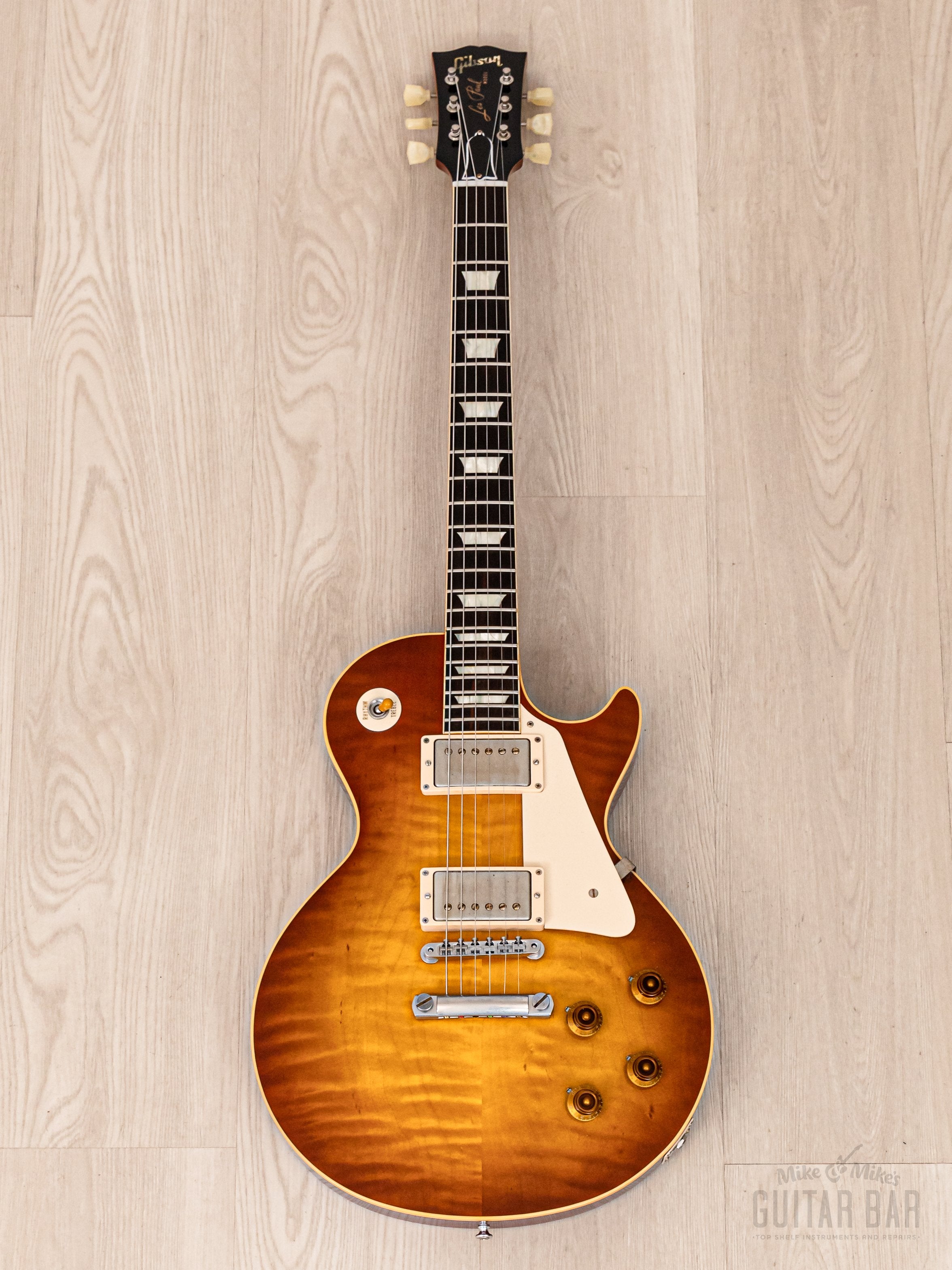 2013 Gibson Custom Shop Historic 1958 Les Paul Standard R8 Flame Top, Ice Tea Burst w/ Custombucker PAFs, COA & Case