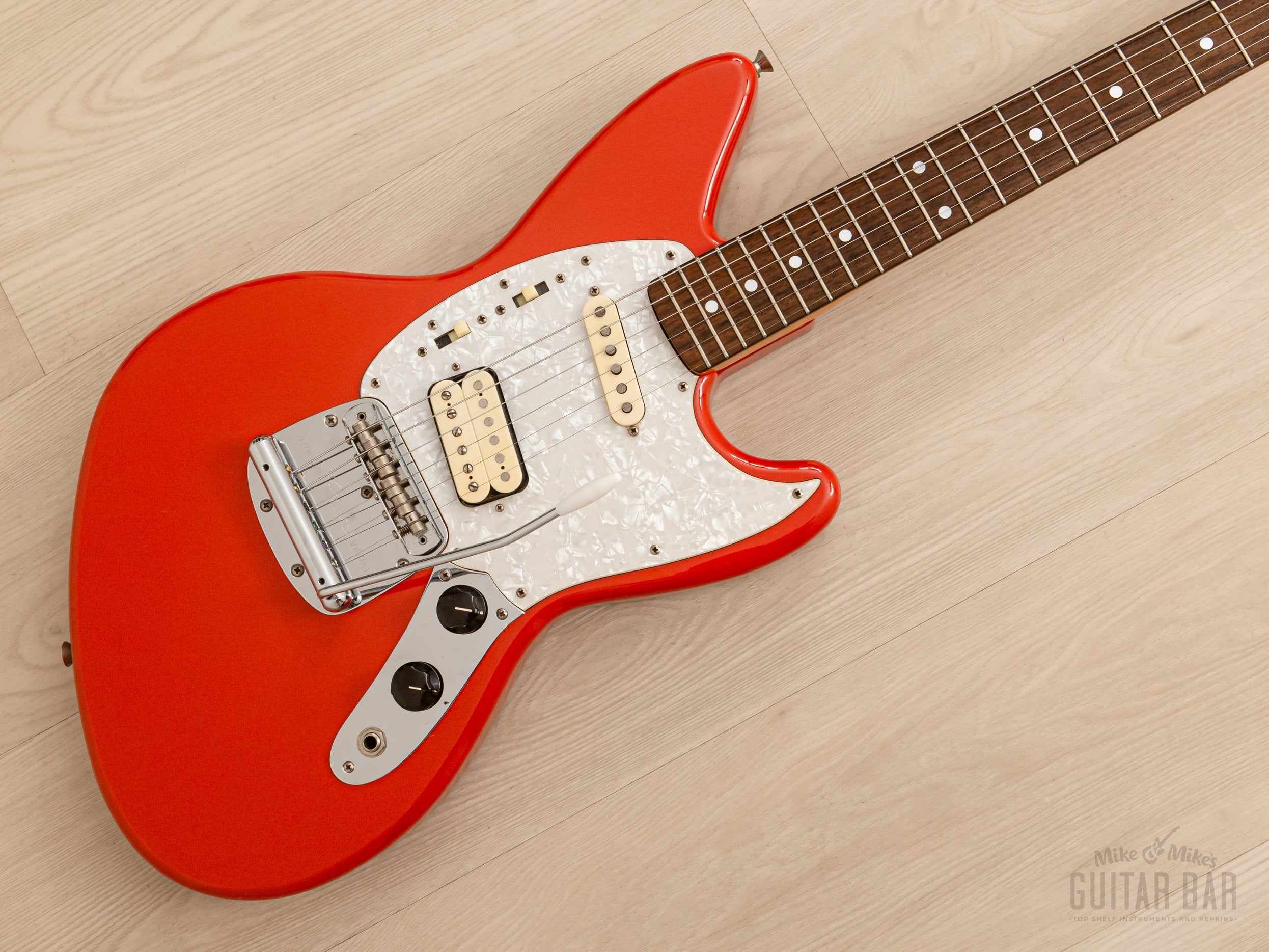 2002 Fender Jag-Stang Kurt Cobain Signature Offset Guitar Fiesta Red 100%  Original, Japan CIJ