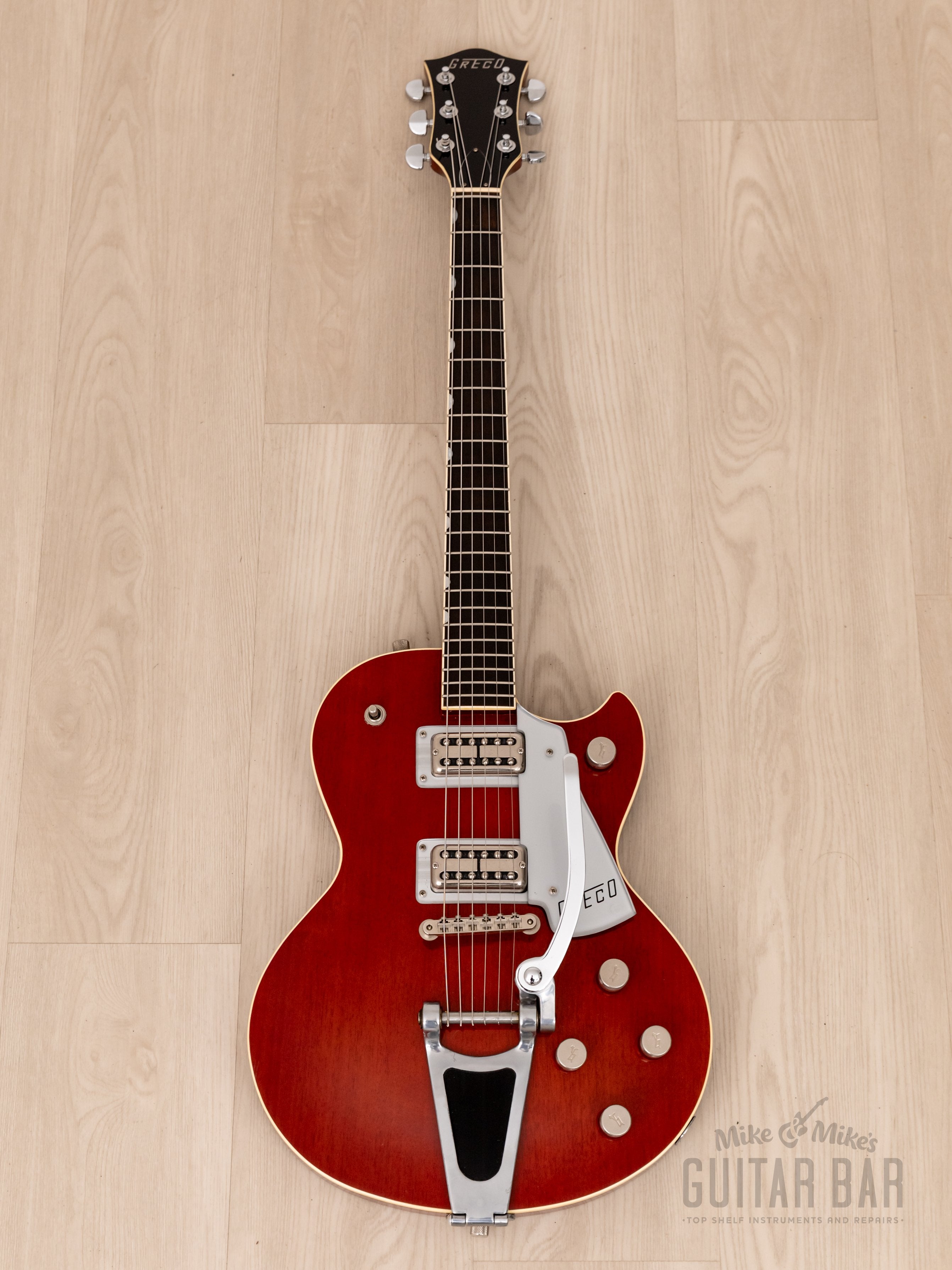 1988 Greco RJ-85 Roc Jet Vintage Guitar Cherry Red, Japan Fujigen