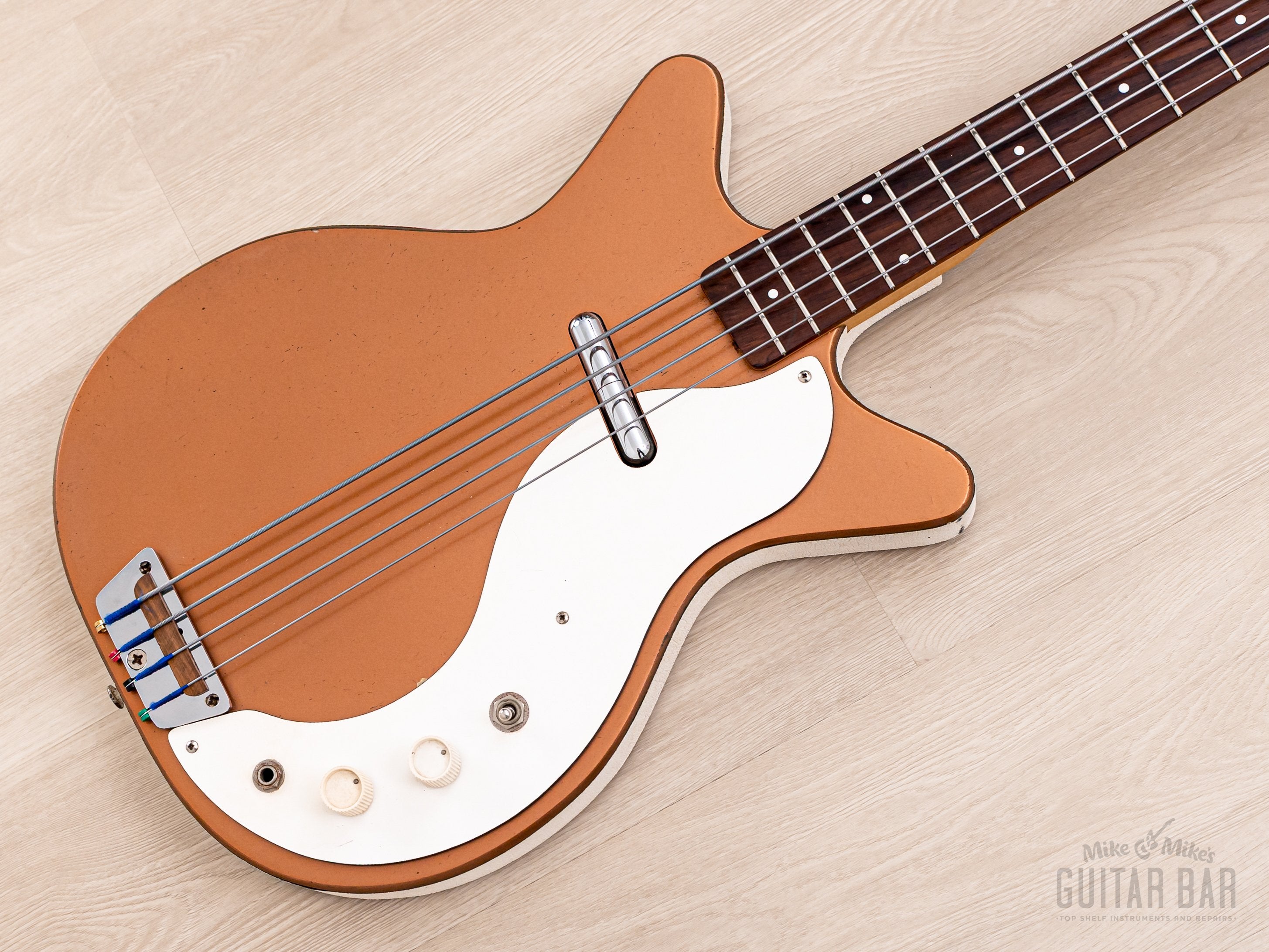 1960s Danelectro 3412 Shorthorn Vintage Short Scale Bass Copper, 100% Original