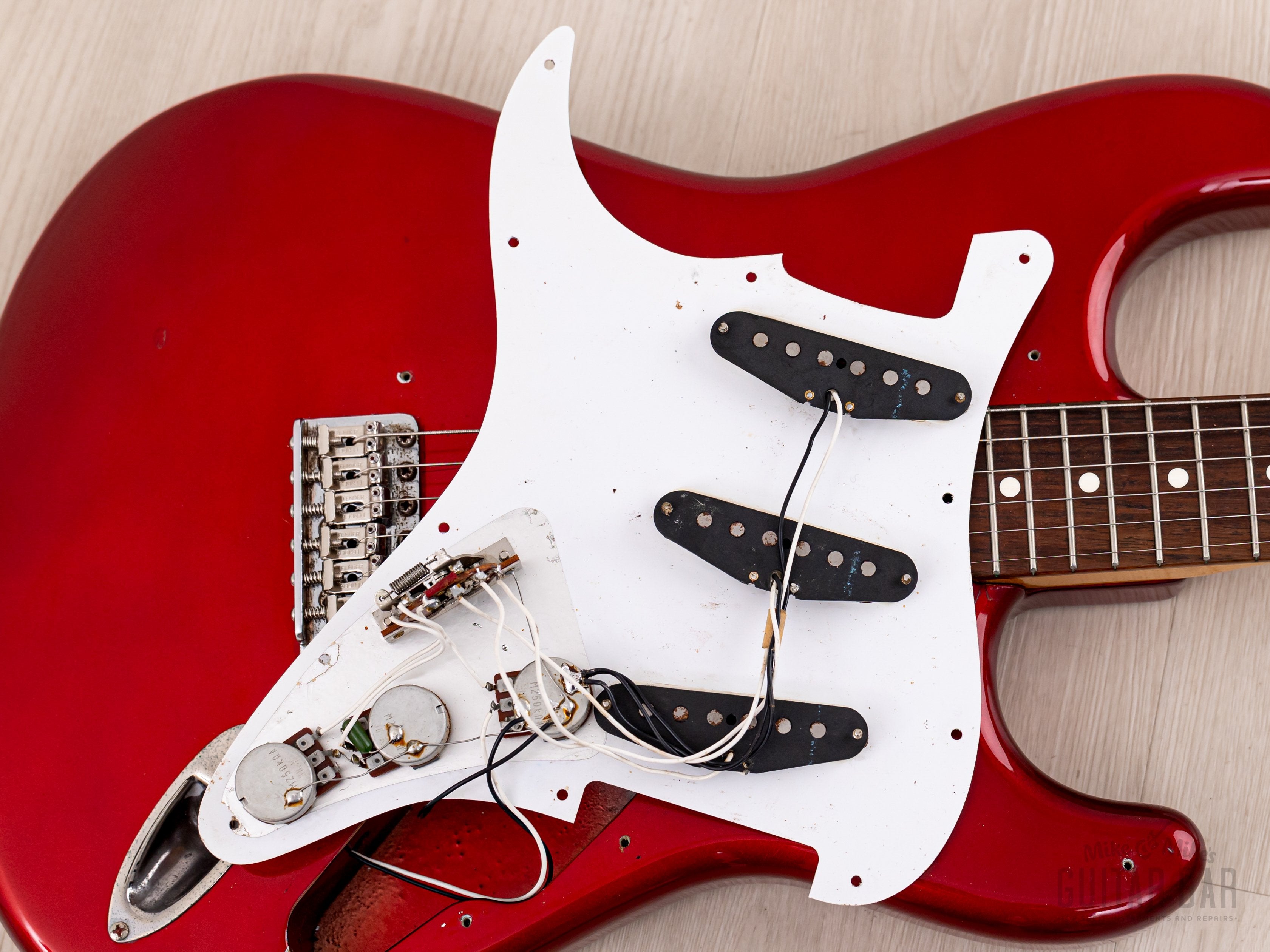 1983 Fender Stratocaster '62 Vintage Reissue JV ST62-65 Candy Apple Red 100% Original, Japan MIJ Fujigen