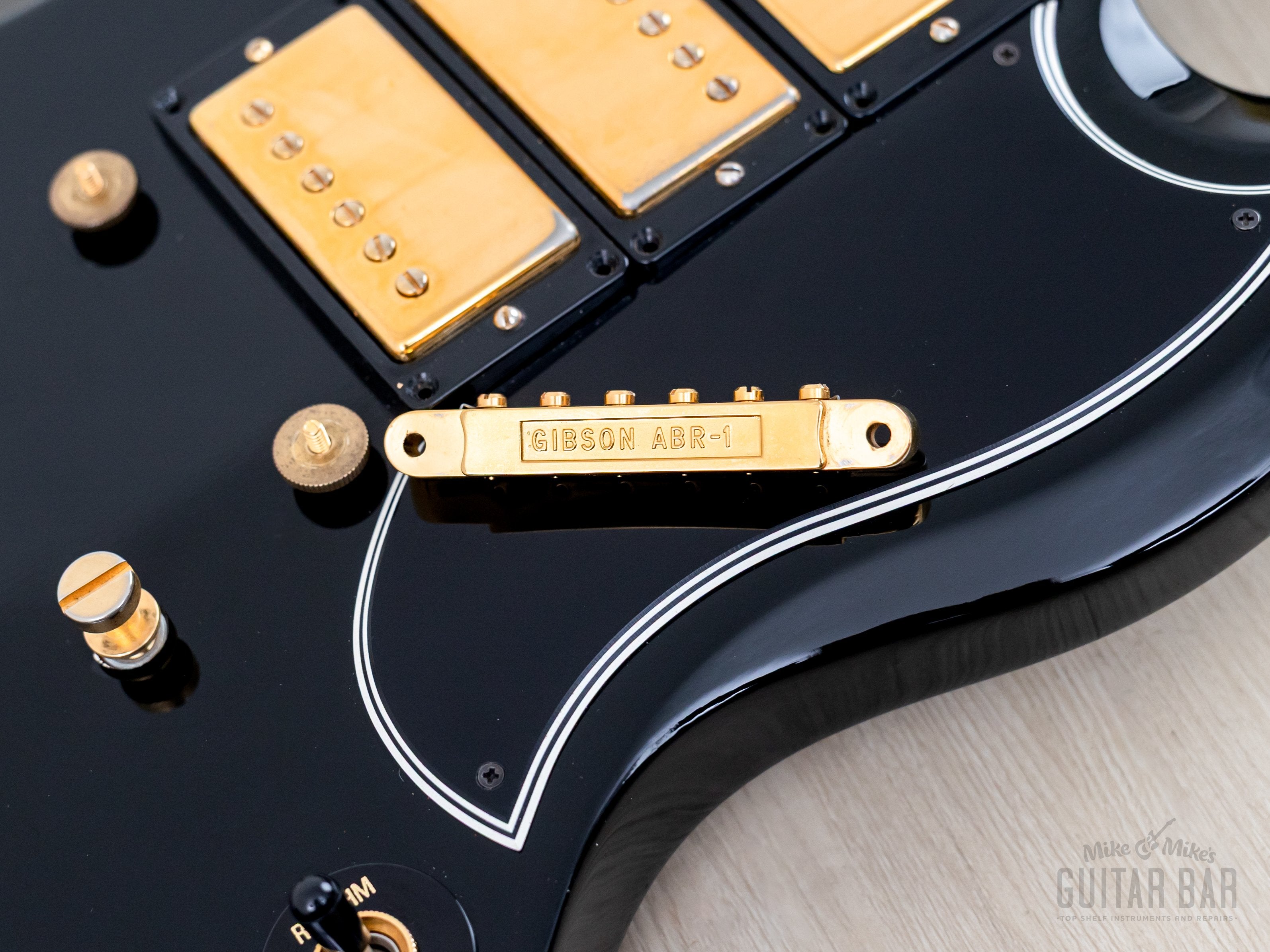 1999 Gibson Custom Shop 1961 Les Paul SG Custom Ebony 3 Pickup w/ 57 C