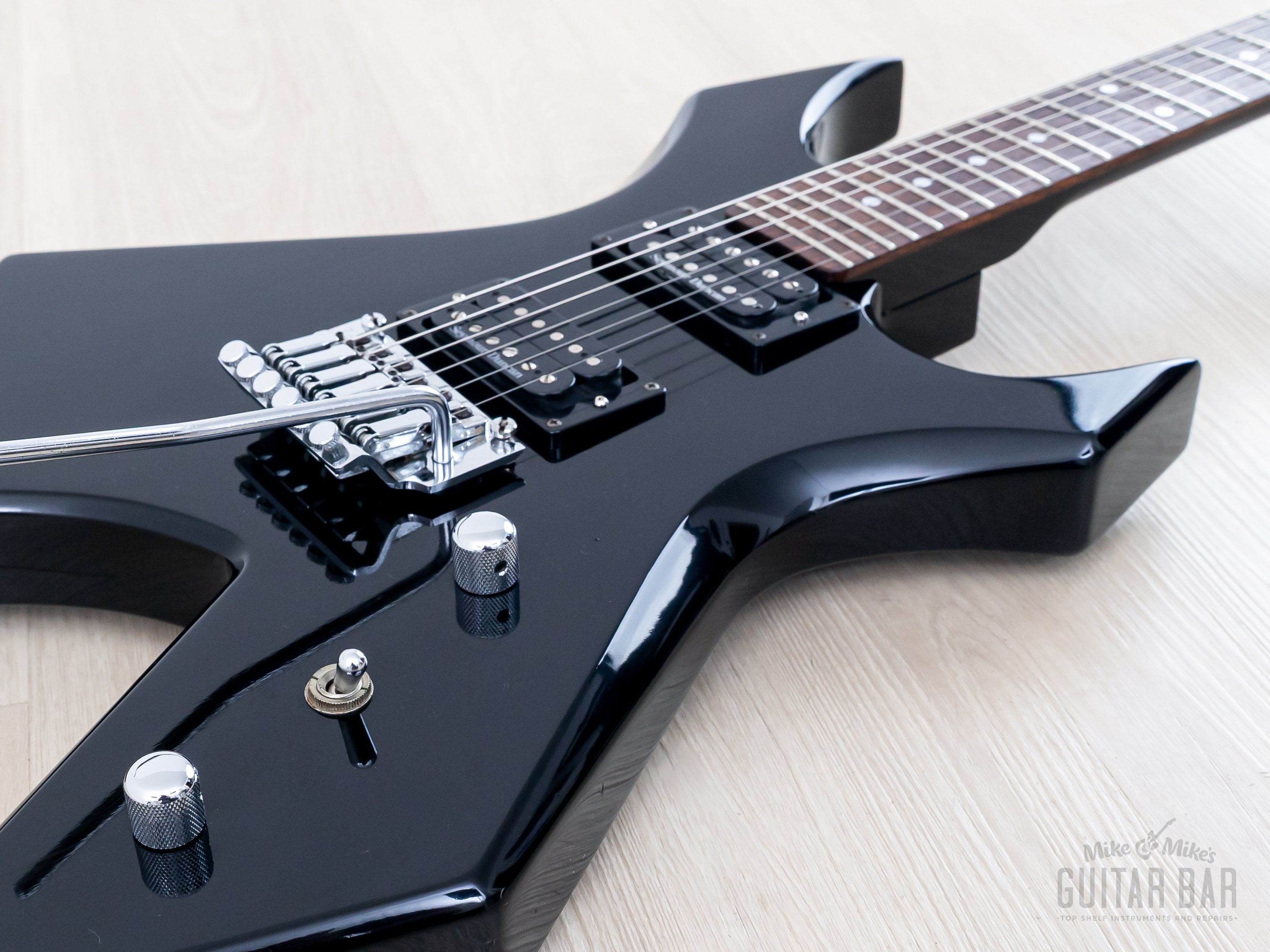1986 B.C. Rich Warlock NJ Series Black w/ Seymour Duncan SH-2 & SH-4,