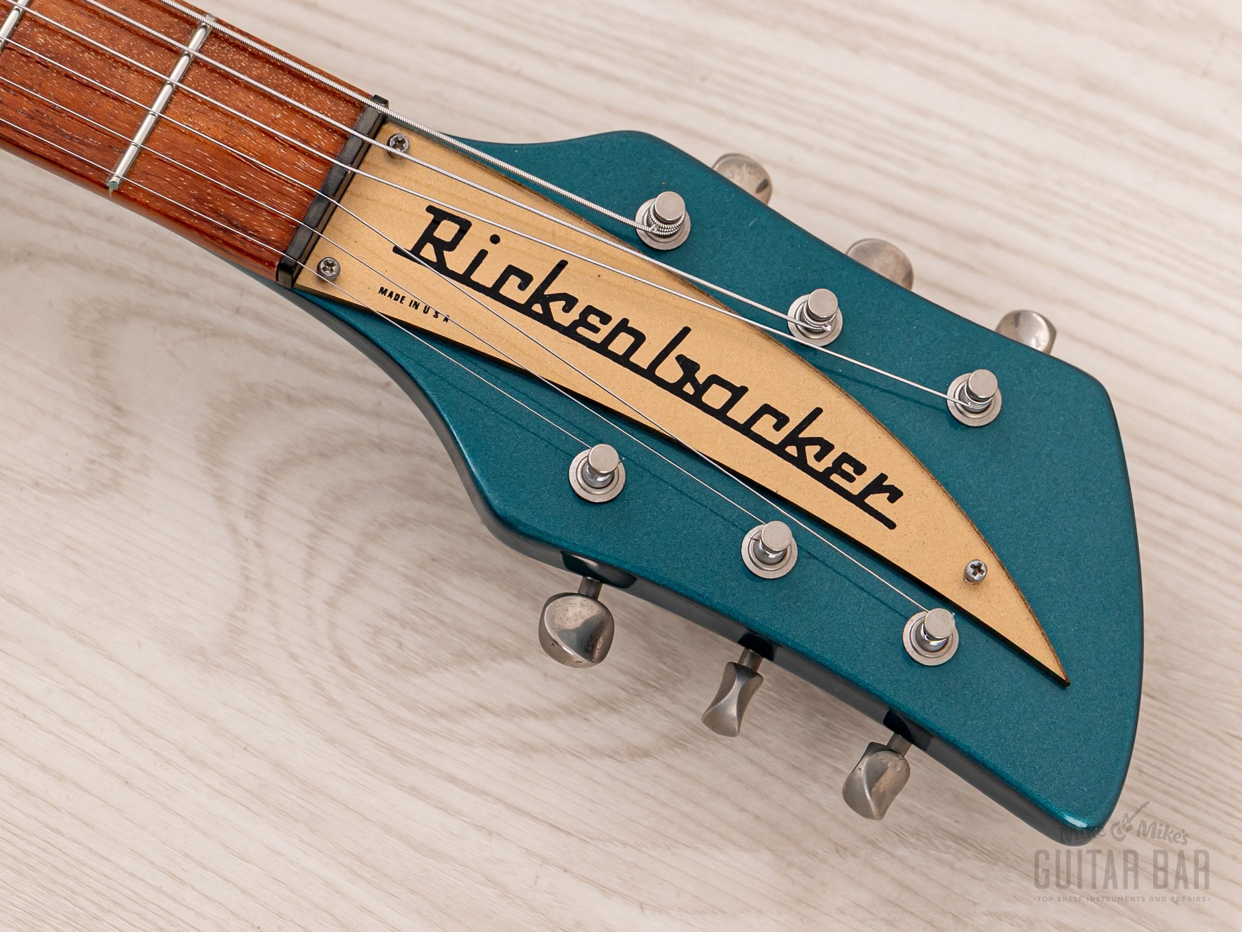 1997 Rickenbacker 355V59 One-Off Custom Order Turquoise w/ Accent Vibrato, Hangtags & Case