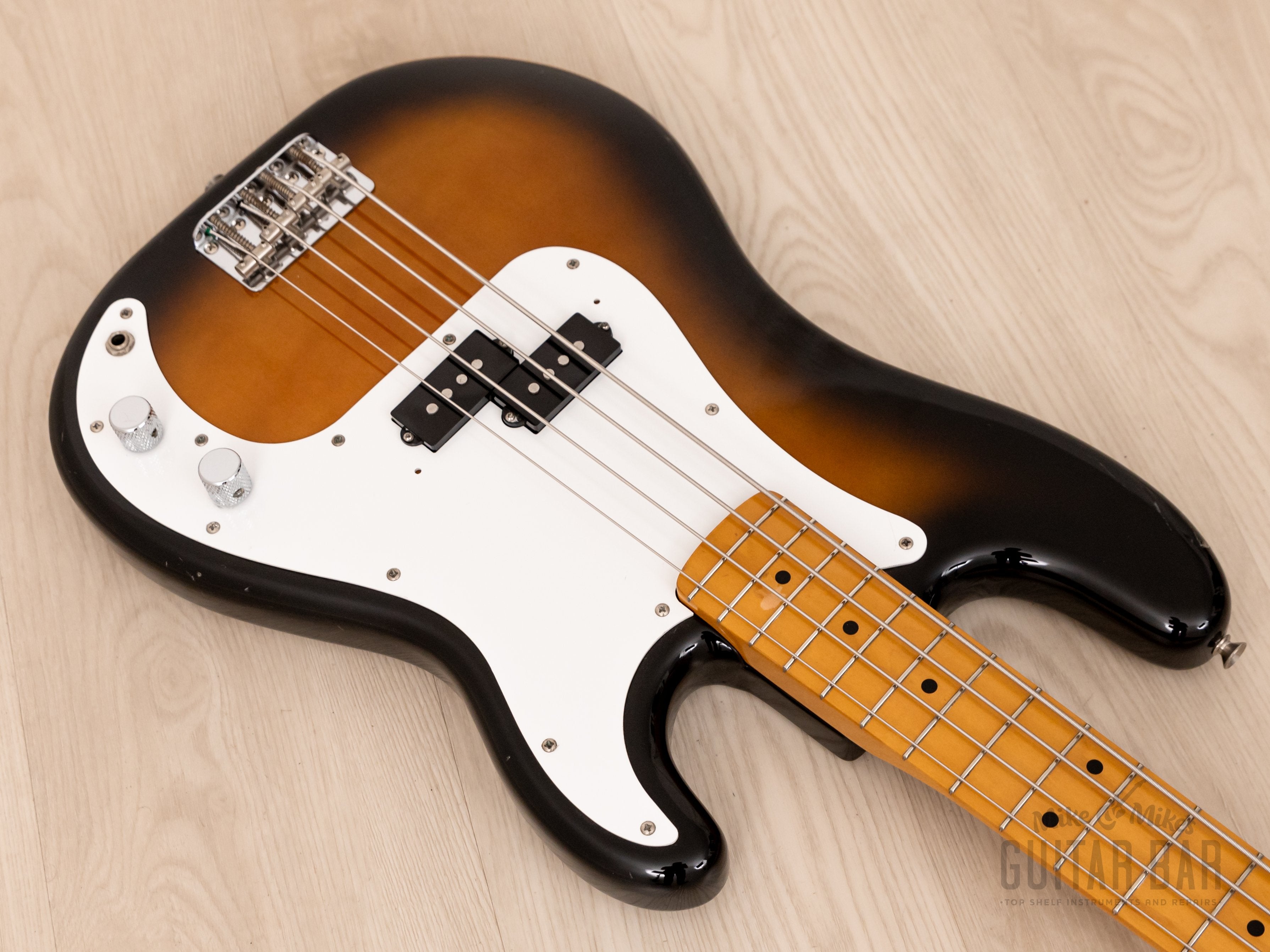 1989 Fender Precision Bass ‘57 Vintage Reissue PB57-500 Sunburst, Japan MIJ  Fujigen