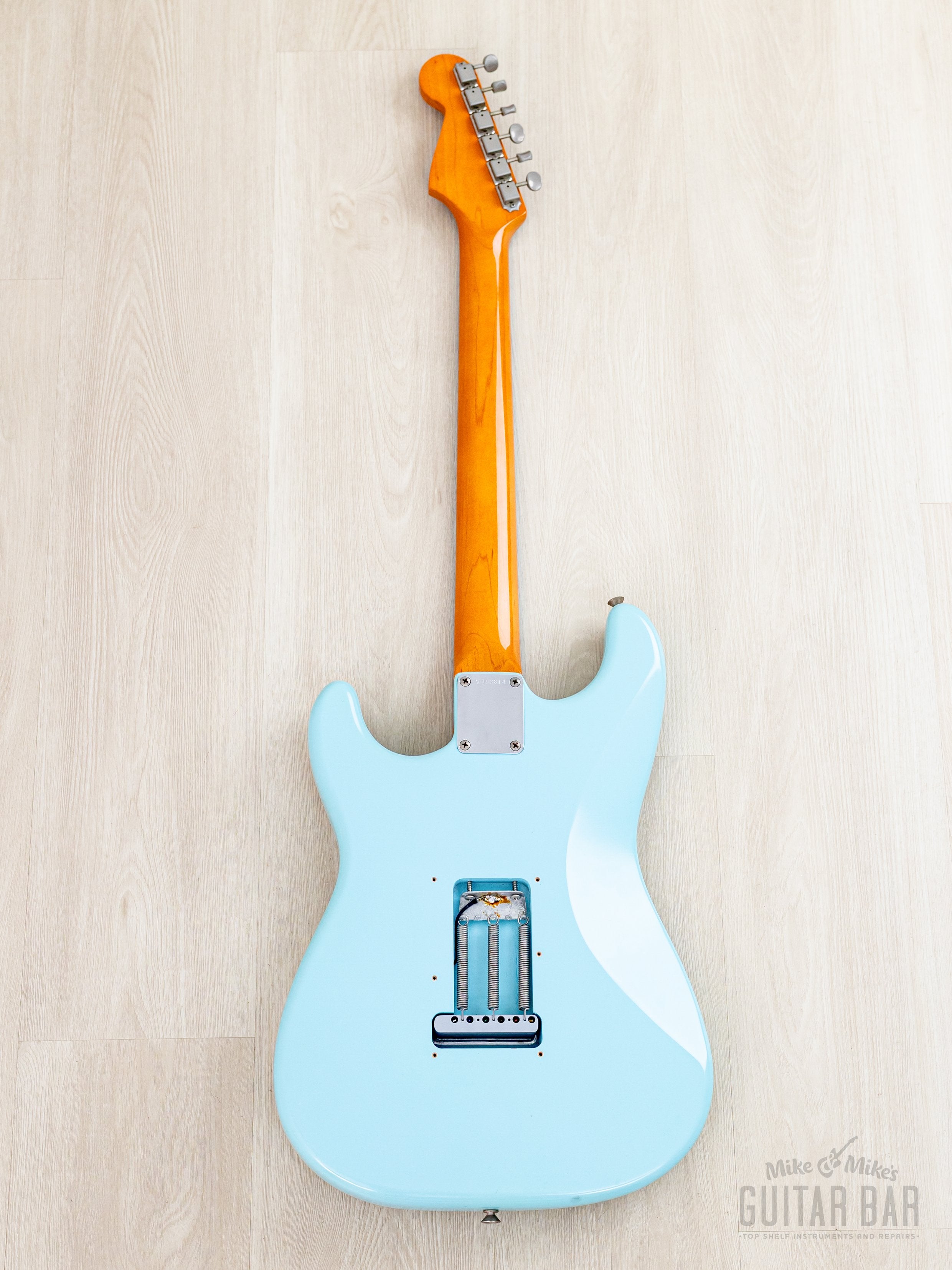 1998 Fender American Vintage '62 Stratocaster Satin Sonic Blue w/ Van