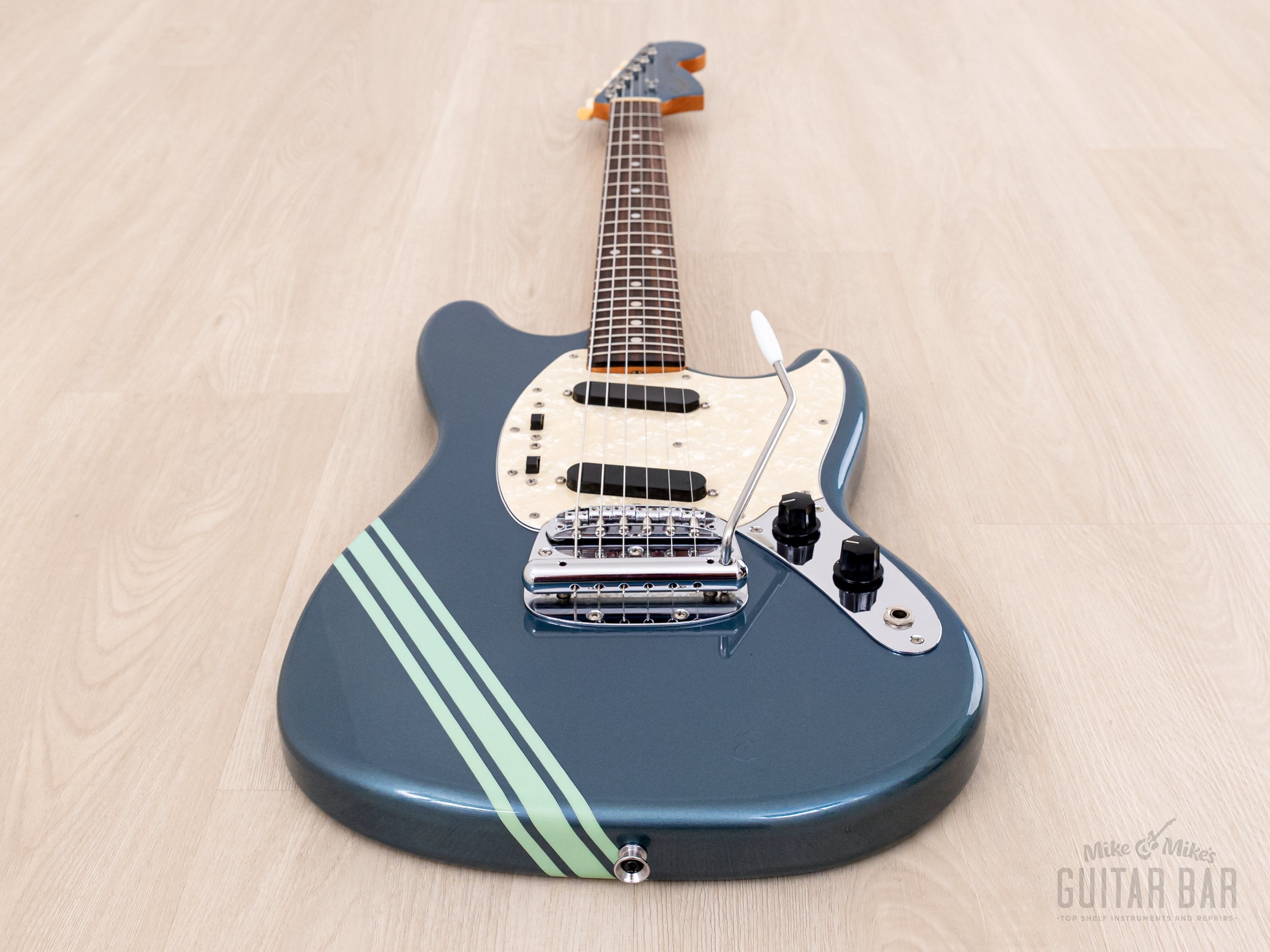 2008 Fender Mustang '73 Vintage Reissue MG73-CO Competition Burgundy (Blue) + Headstock, Cobain-Spec, Japan CIJ