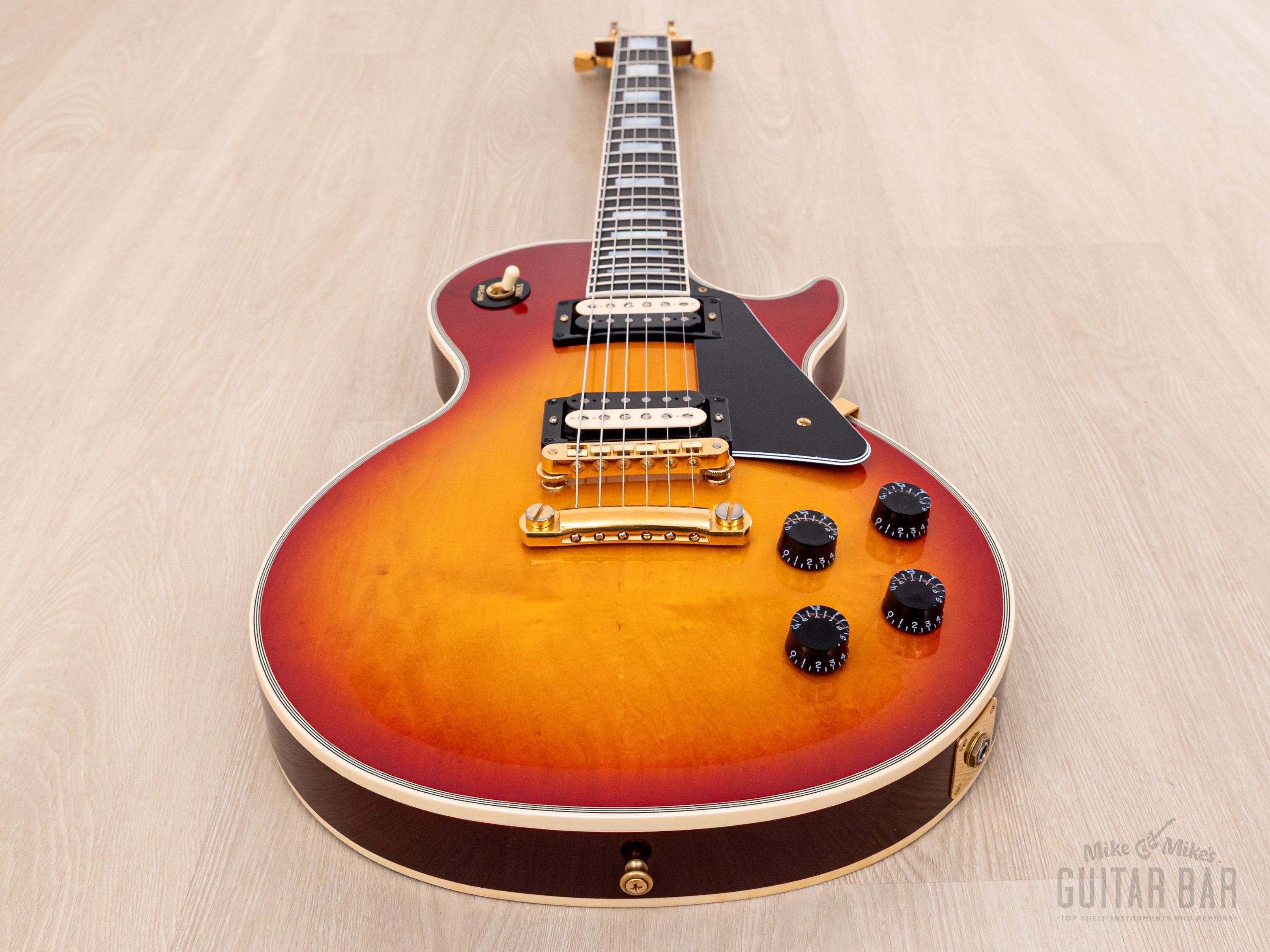 1990 Gibson Les Paul Custom Heritage Cherry Sunburst, Near-Mint w/ Zebra '57 Classic PAFs, Case