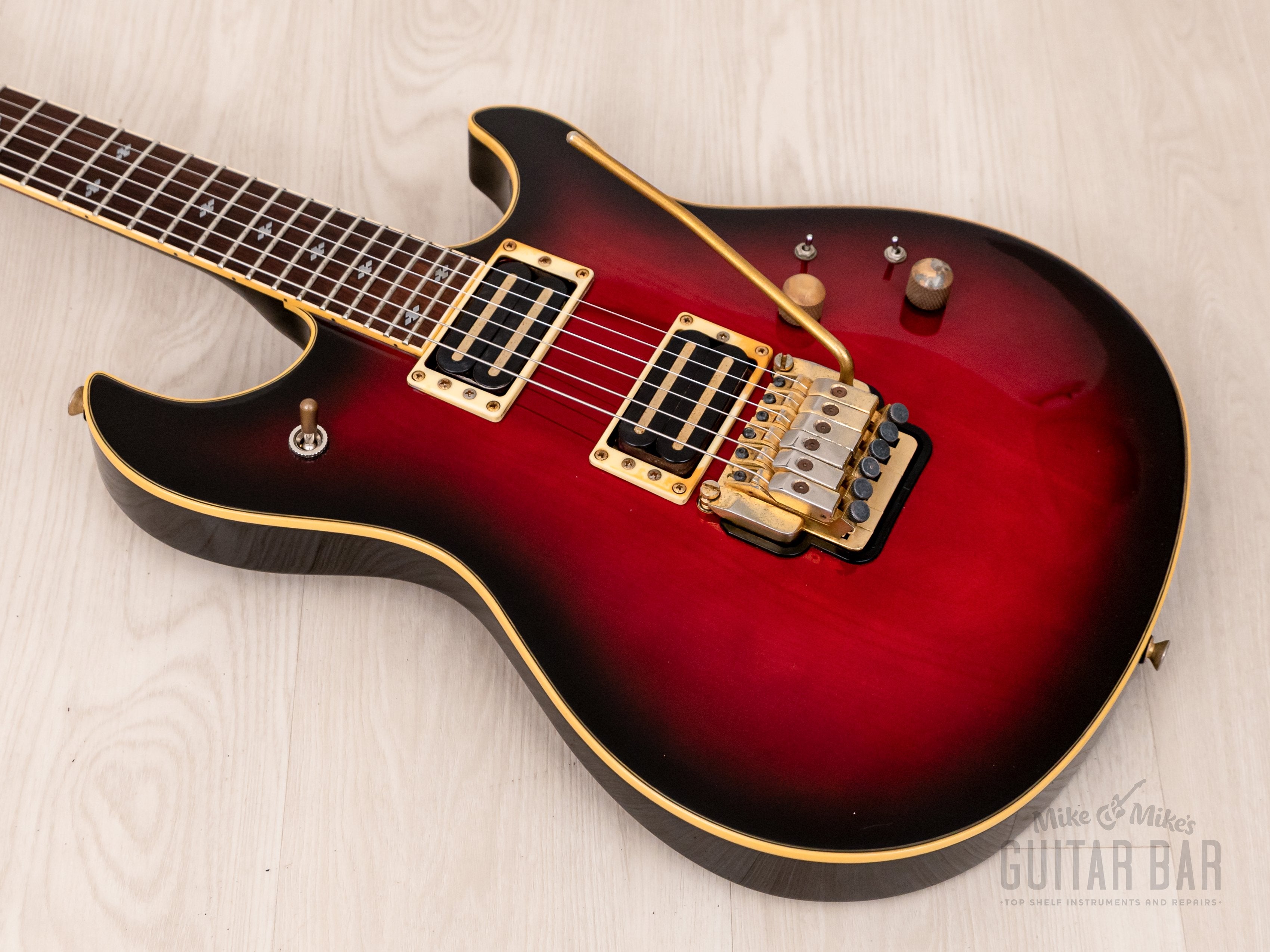 1986 Yamaha SFX-1 Super Flight Wine Red Sunburst w/ Hangtags, Kyoji Yamamoto Bow Wow