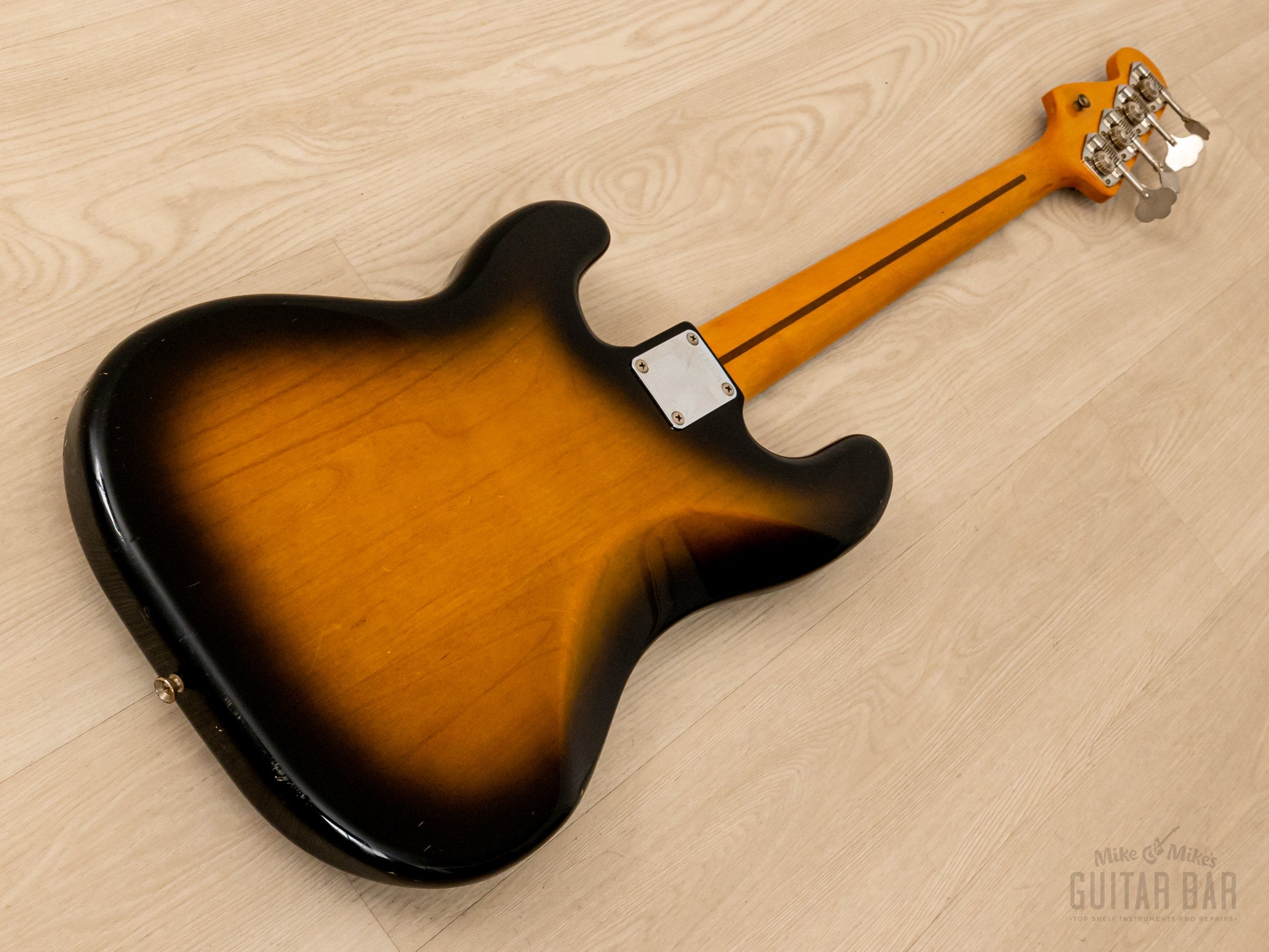 1990 Fender Precision Bass ‘57 Vintage Reissue PB57-700 Sunburst w/ Dimarzio, Japan MIJ Fujigen