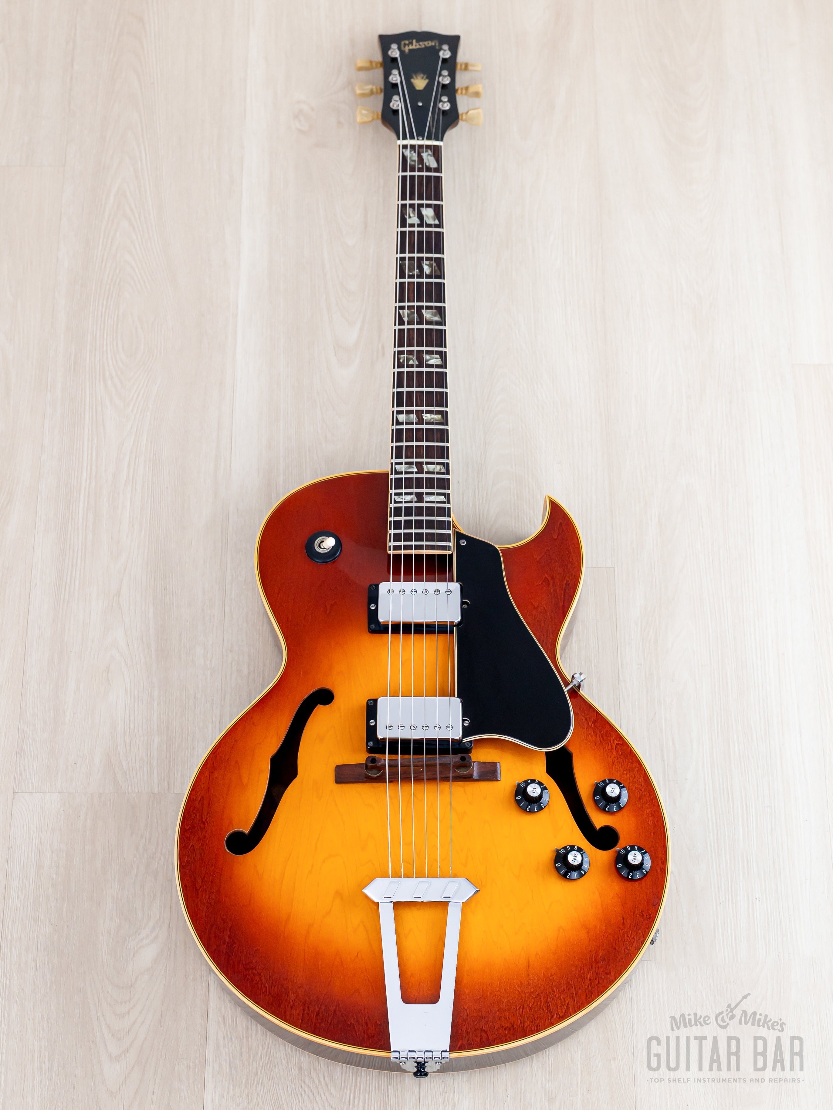 1970 Gibson ES-175 D Vintage Hollowbody Guitar Ice Tea Sunburst, Colle