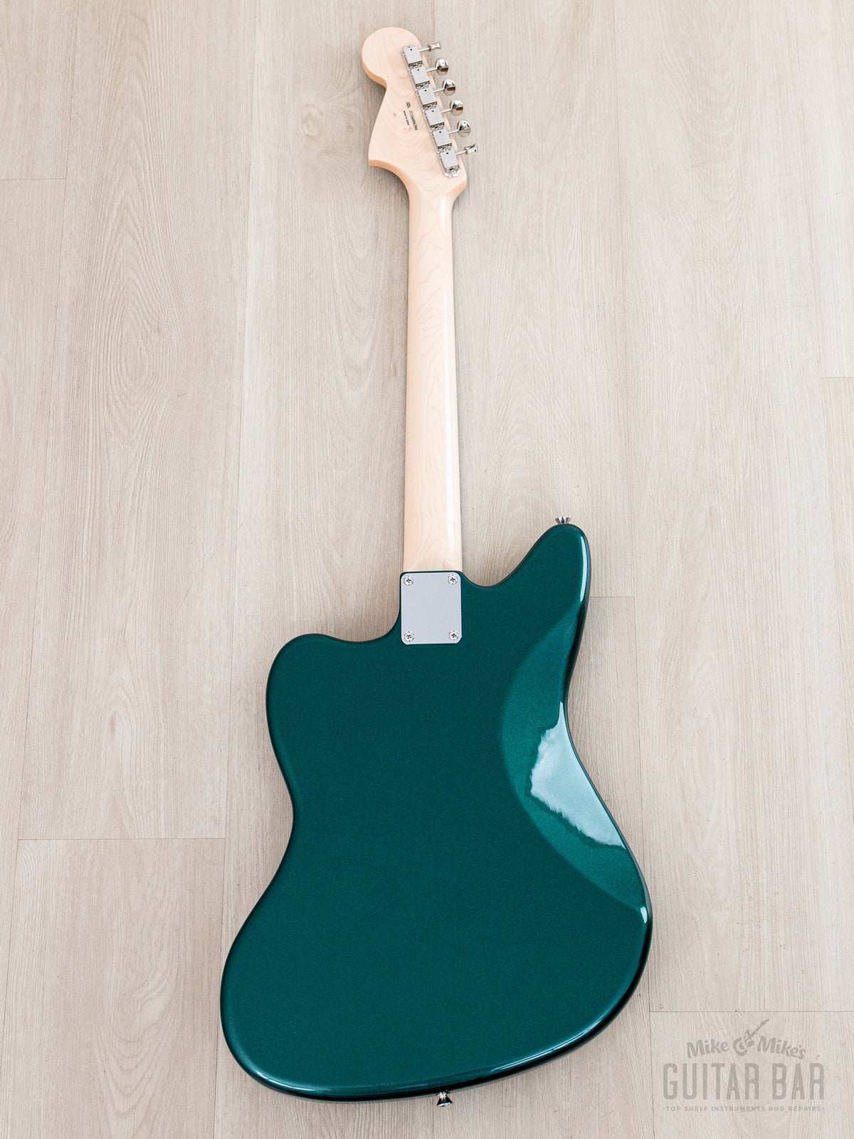2026 Fender Traditional II 60s Jaguar Sherwood Green, full back view