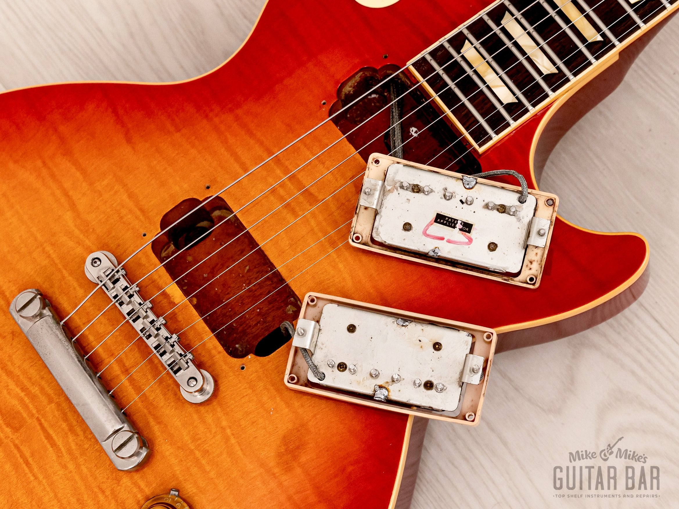 1993 Orville by Gibson Les Paul Standard LPS-59R Cherry Sunburst Flame Top Burst w/ 57 Classic PAFs, Japan Fujigen