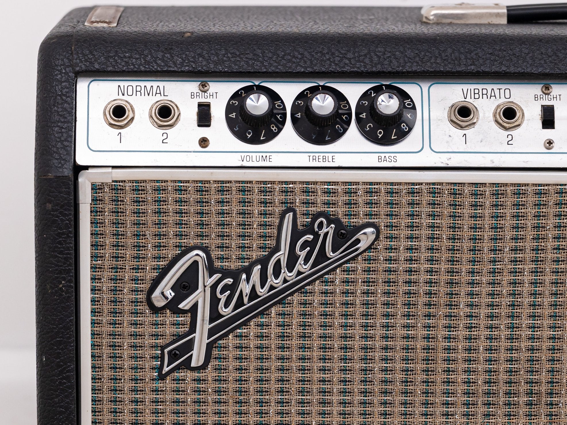 1968 Fender Bandmaster Reverb TFL5005D Drip Edge Vintage Tube Amp Head w/ Footswitch