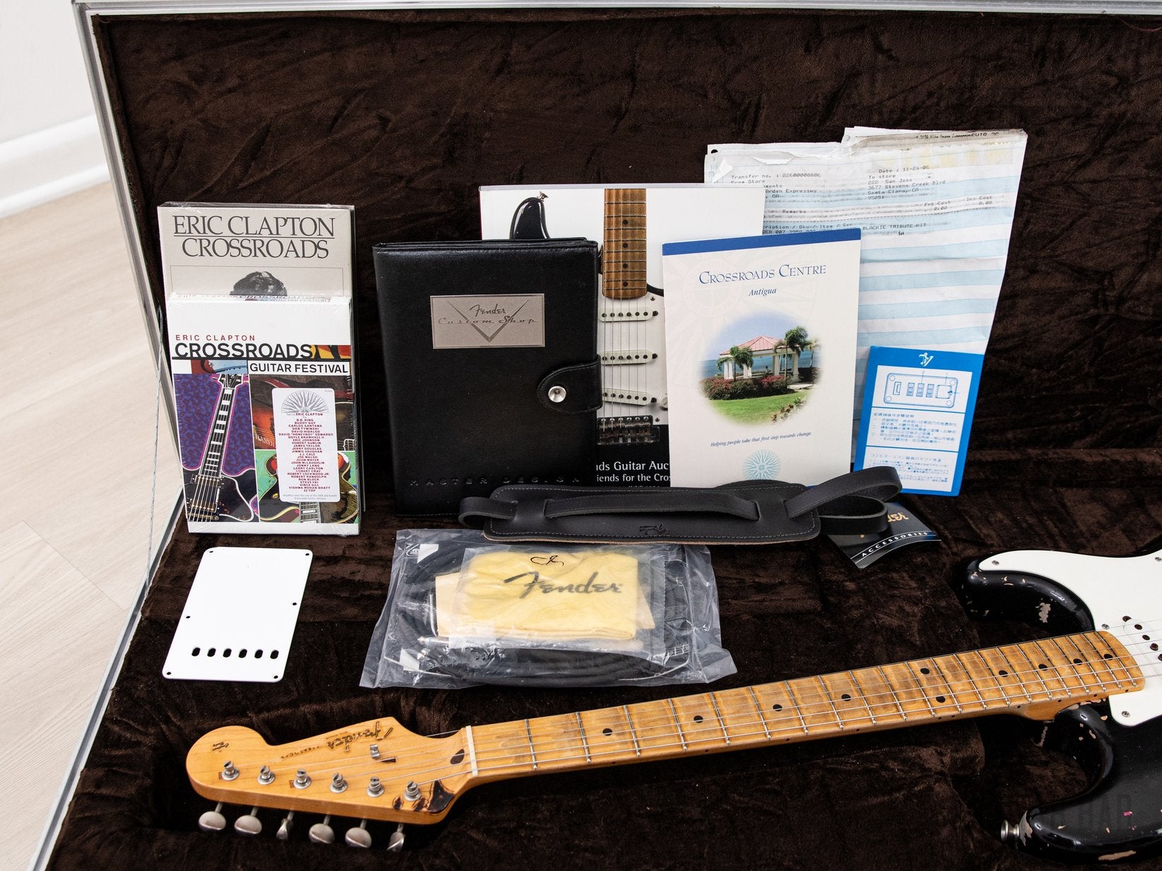 2006 Fender Masterbuilt Chris Fleming Eric Clapton Blackie Tribute Mint w/ Duck Bros Case, Tags, Receipt