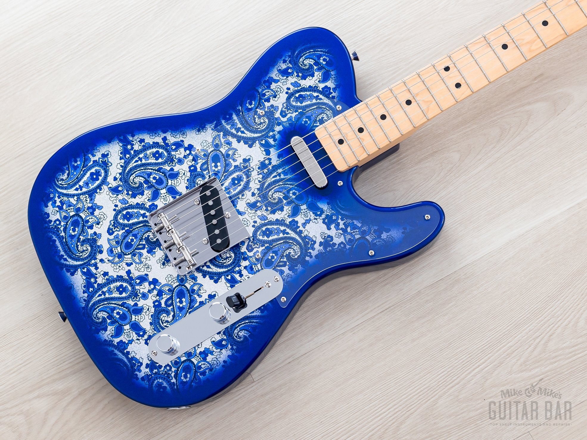2025 Fender Limited Telecaster Indigo Paisley, Mint w/ Hangtags, Japan