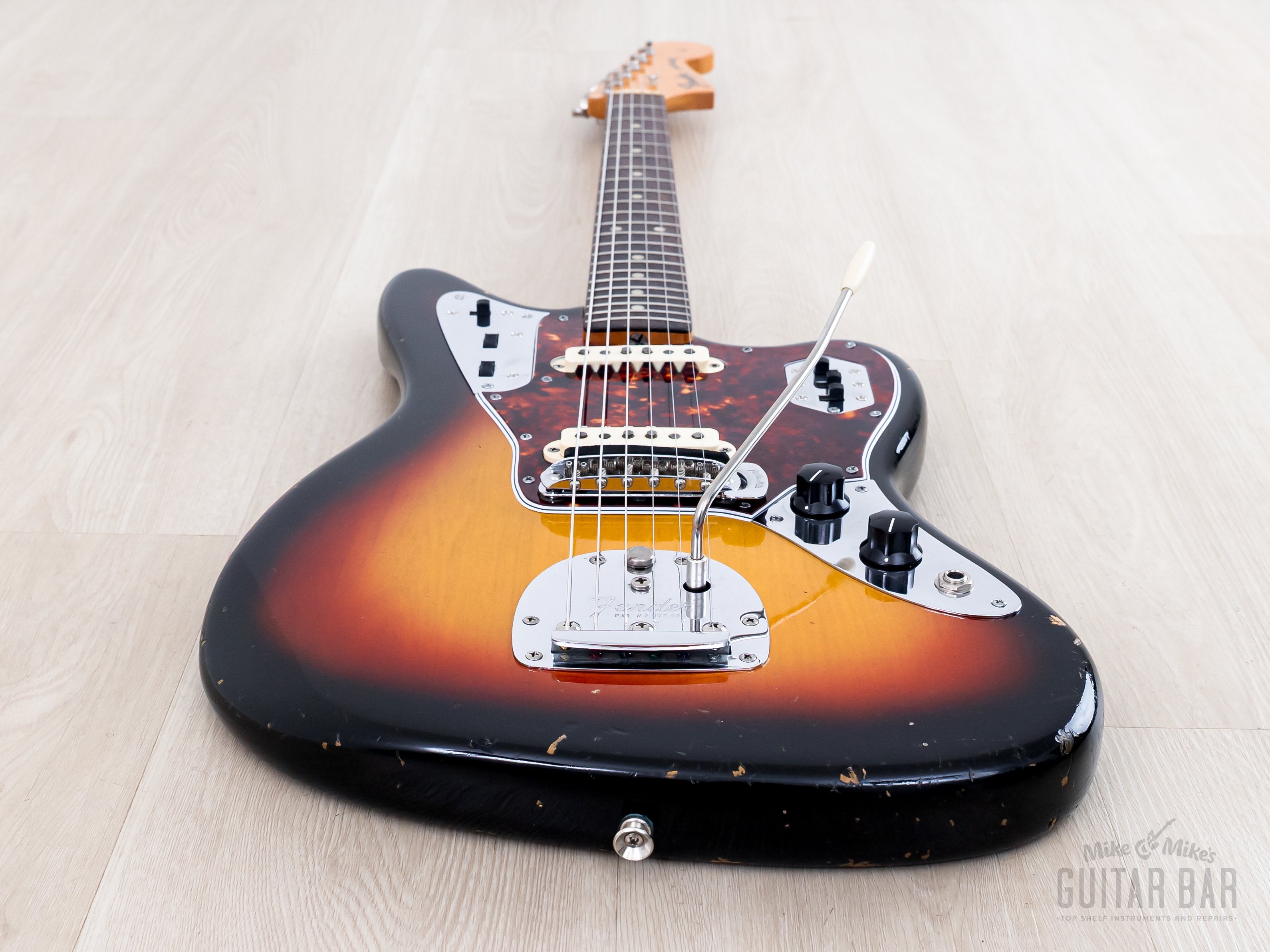 1965 Fender Jaguar Vintage Offset Guitar Sunburst w/ Case