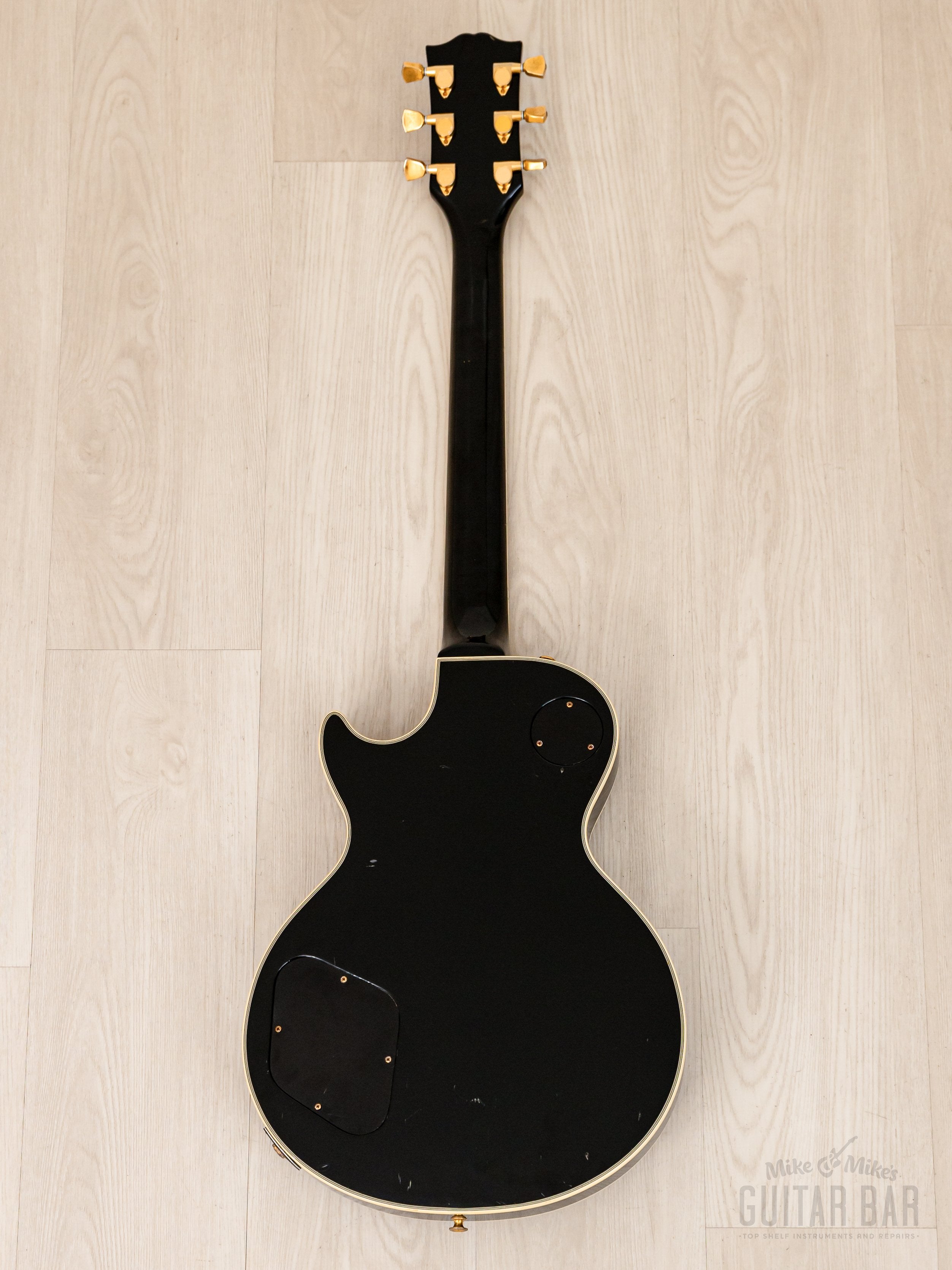 1990s Burny RLC-70 Custom Black Beauty Vintage Guitar w/ VH1 PAFs, Japan Fernandes