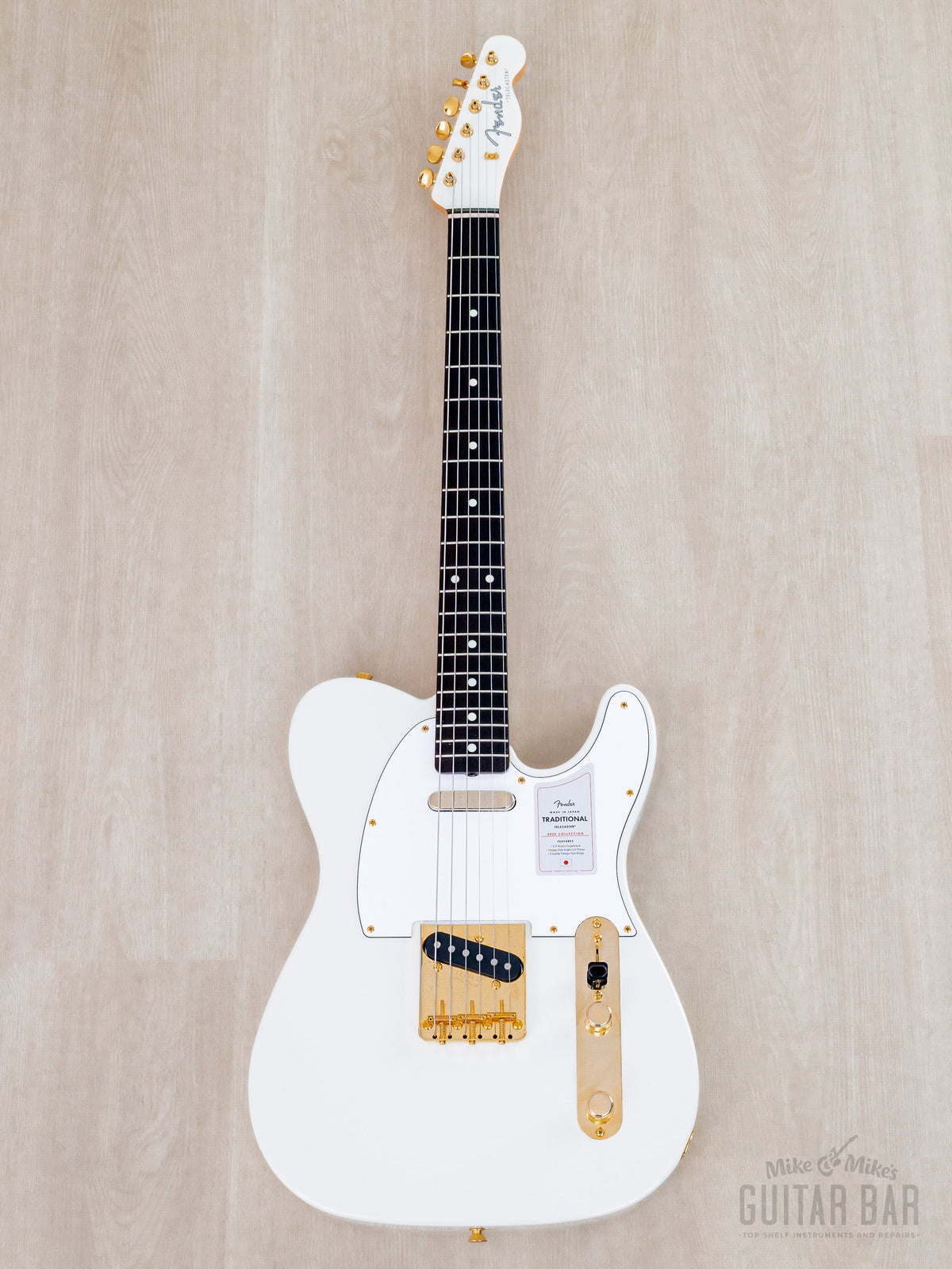 2025 Fender Traditional II 60s Telecaster White Pearl, full front view
