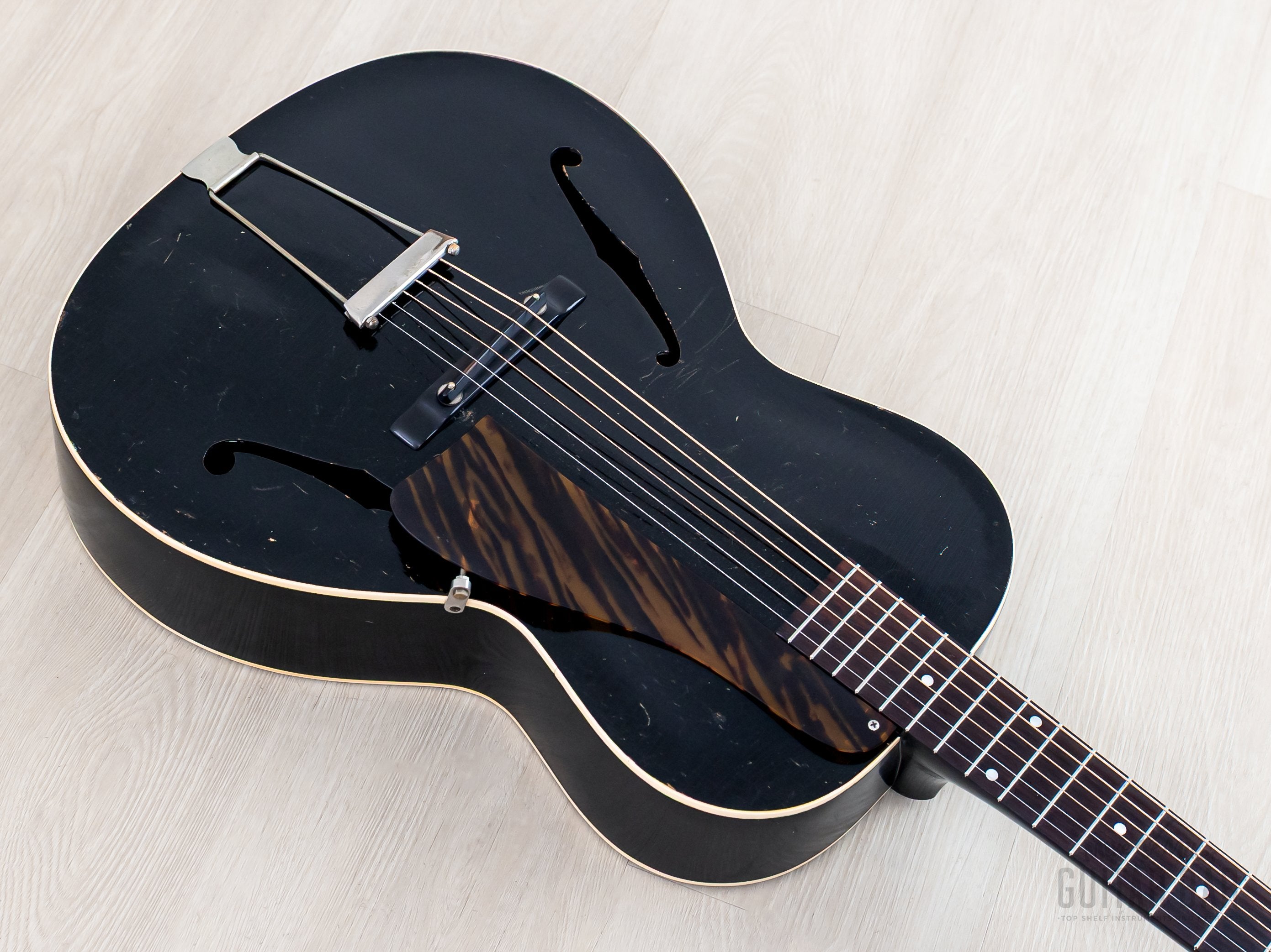 1936 Gibson L-30 Vintage Archtop Acoustic Guitar Ebony, Depression-Era