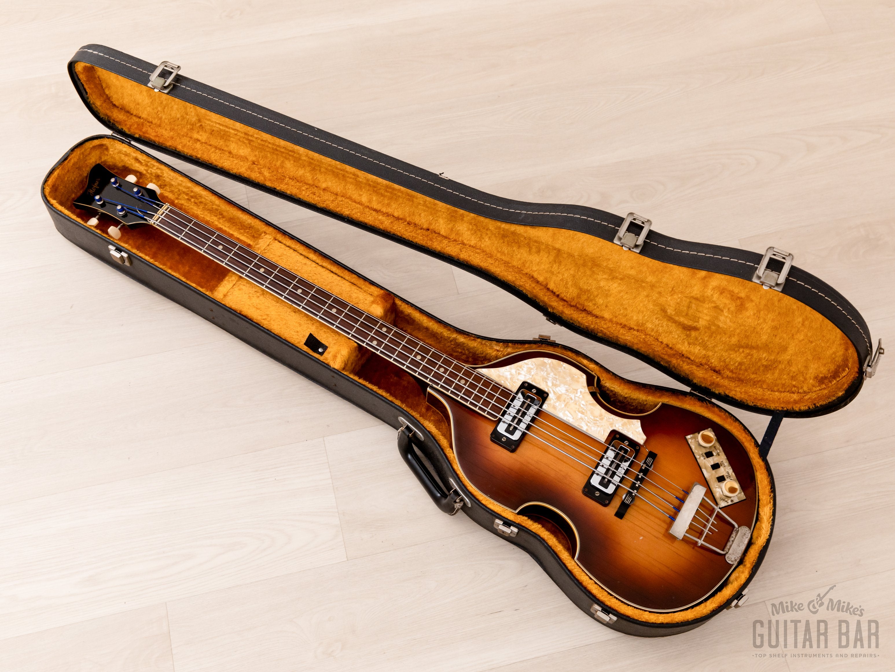 1974 Hofner 500/1 Beatle Bass Vintage Violin Bass 100% Original w/ Blade Pickups, Case