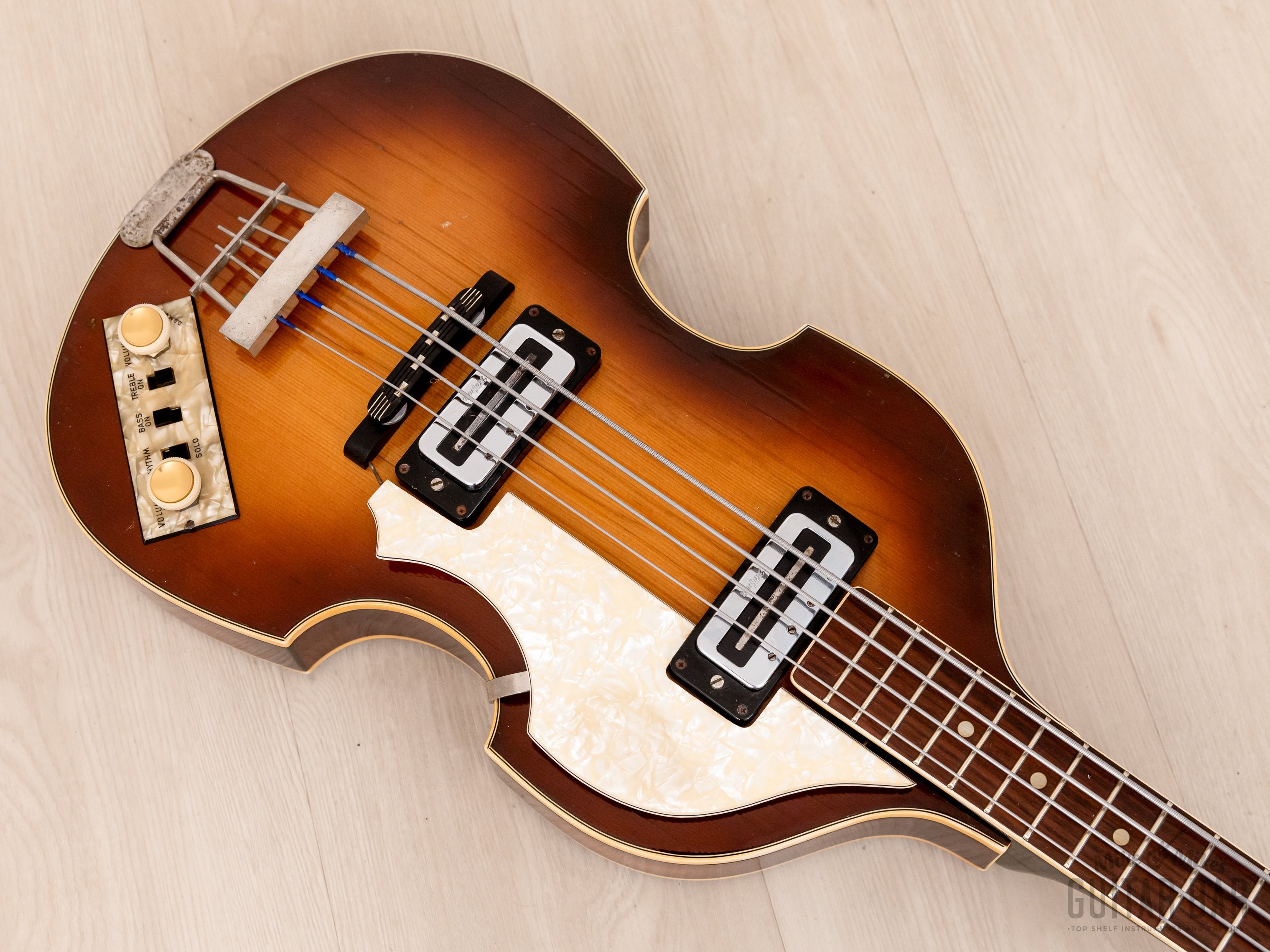 1974 Hofner 500/1 Beatle Bass Vintage Violin Bass 100% Original w/ Blade Pickups, Case