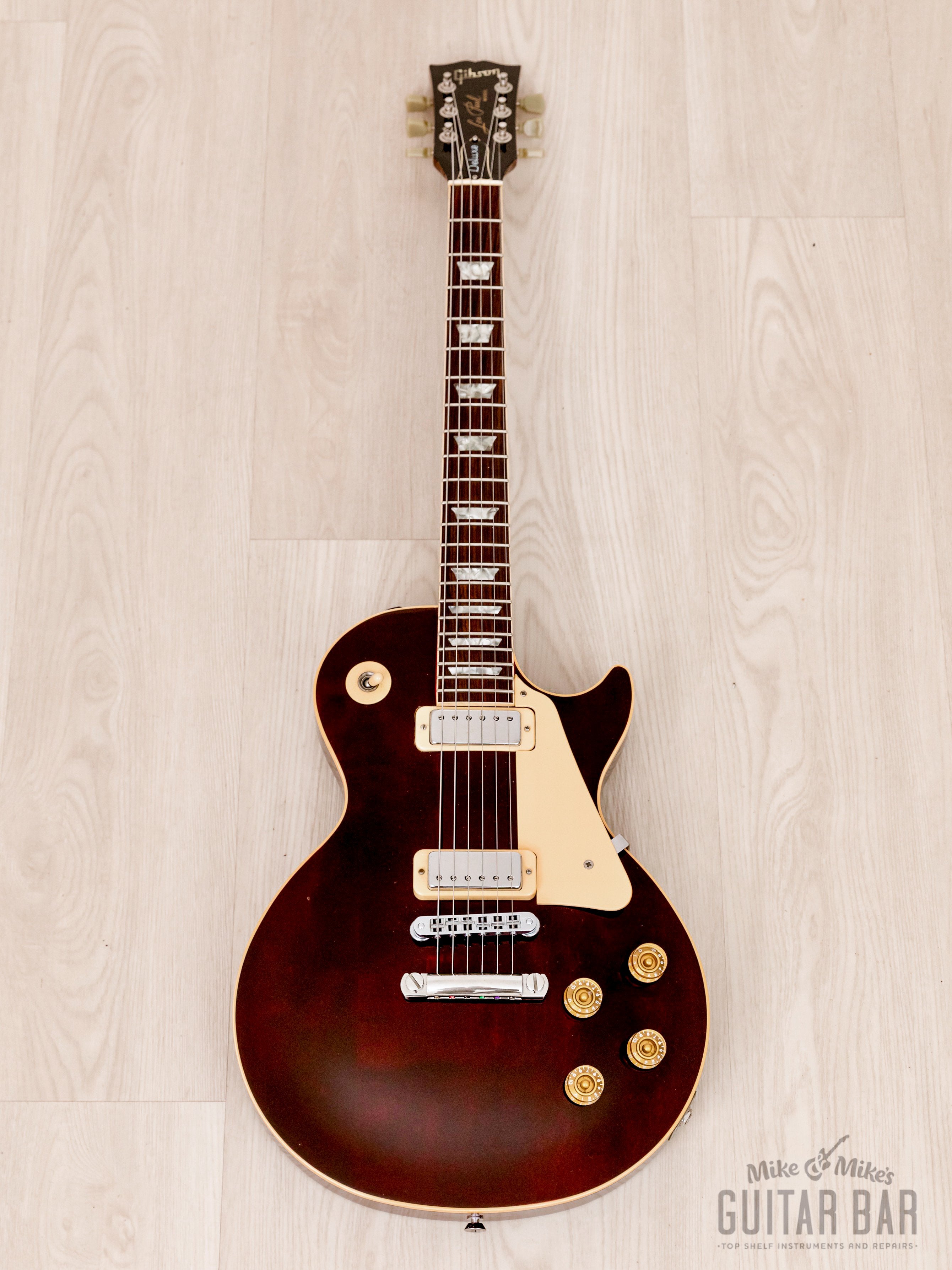 1983 Gibson Les Paul Deluxe Vintage Guitar Wine Red w/ Case