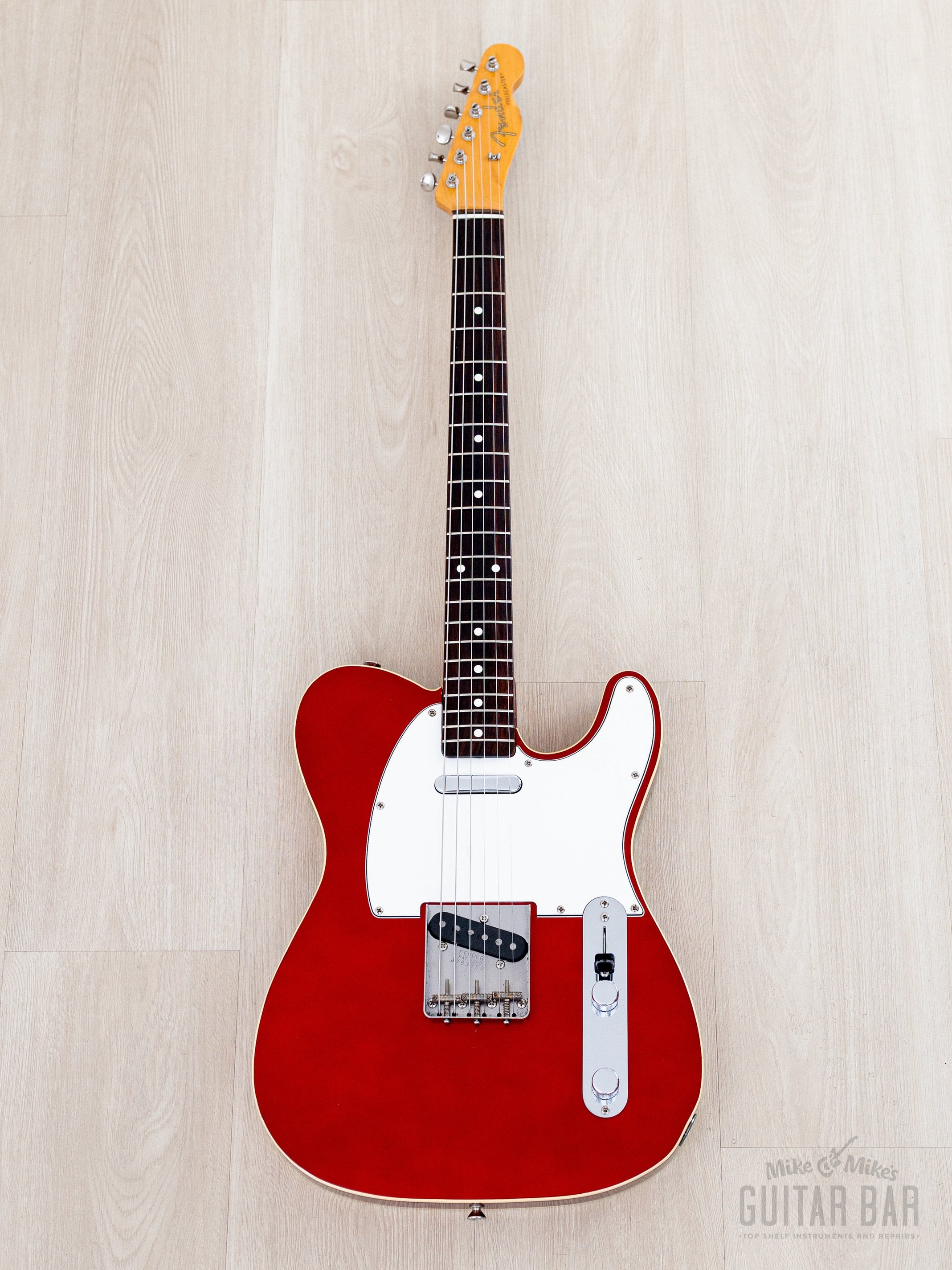 FENDER Telecaster TL62-65US VWH美品 1984 Fender JV '62 Telecaster Custom TL62B-65 Candy Apple Red w/ Case,