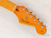 Headstock front with Fender spaghetti logo