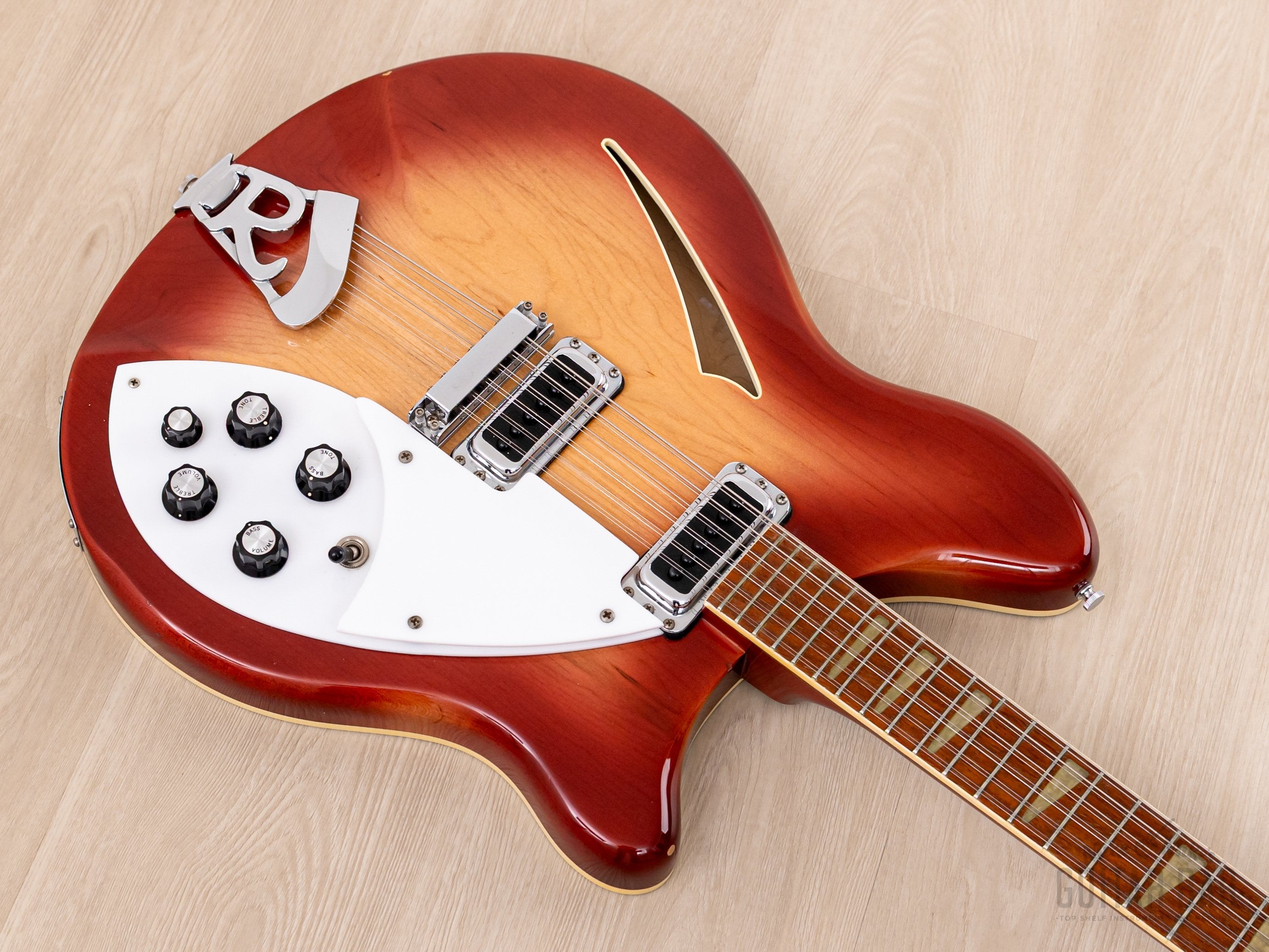 1986 Rickenbacker 360/12 Semi-Hollow 12-String Guitar Fireglo, Near-Mint w/ Case