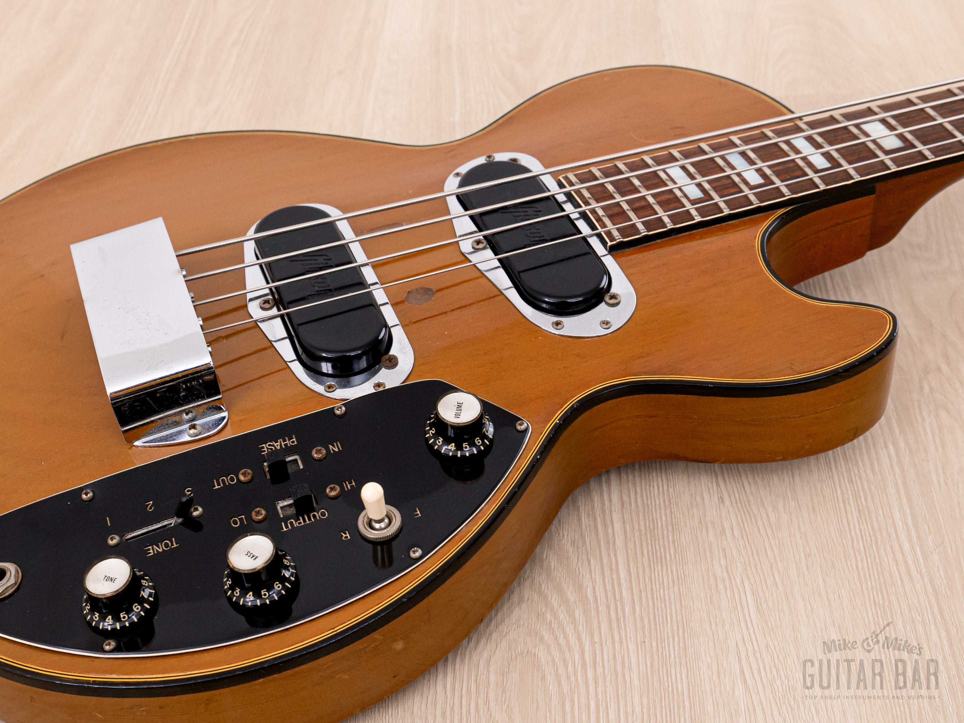 1972 Gibson Les Paul Triumph Bass Walnut 100% Original w/ Case
