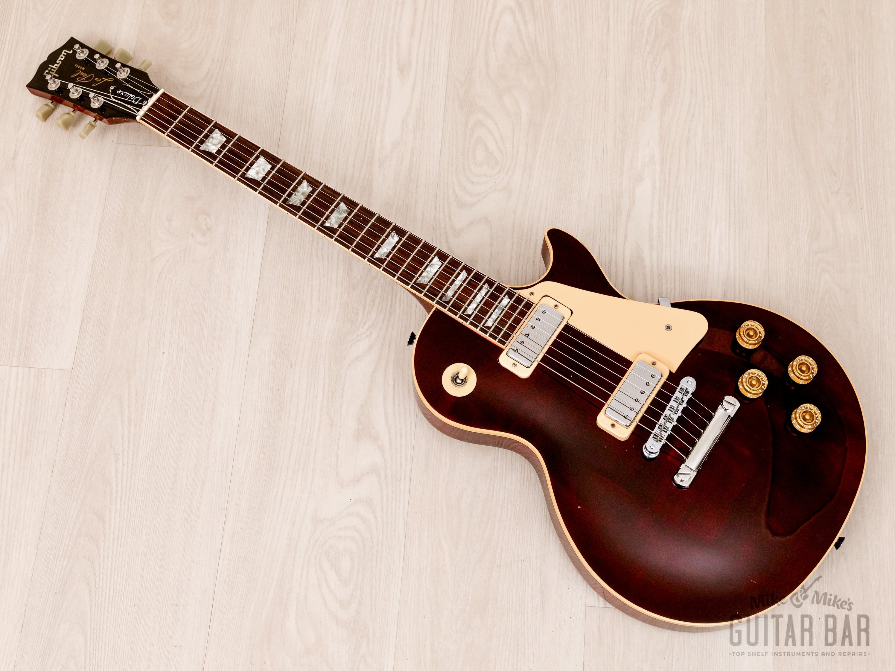 1983 Gibson Les Paul Deluxe Vintage Guitar Wine Red w/ Case