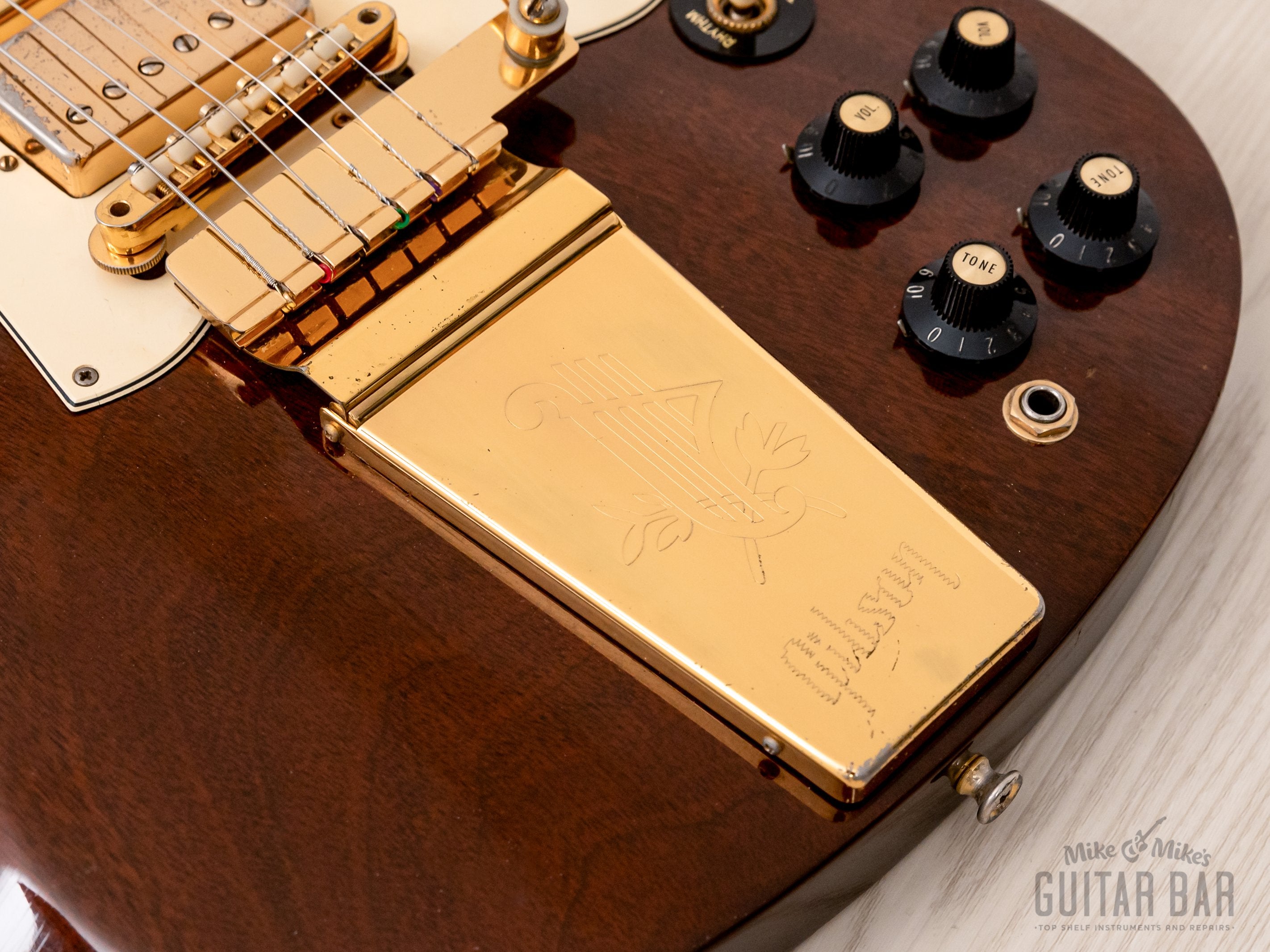1969 Gibson SG Custom Vintage Guitar Walnut, 100% Original w/ Pat # T-Tops & Case, Jim Root-Owned