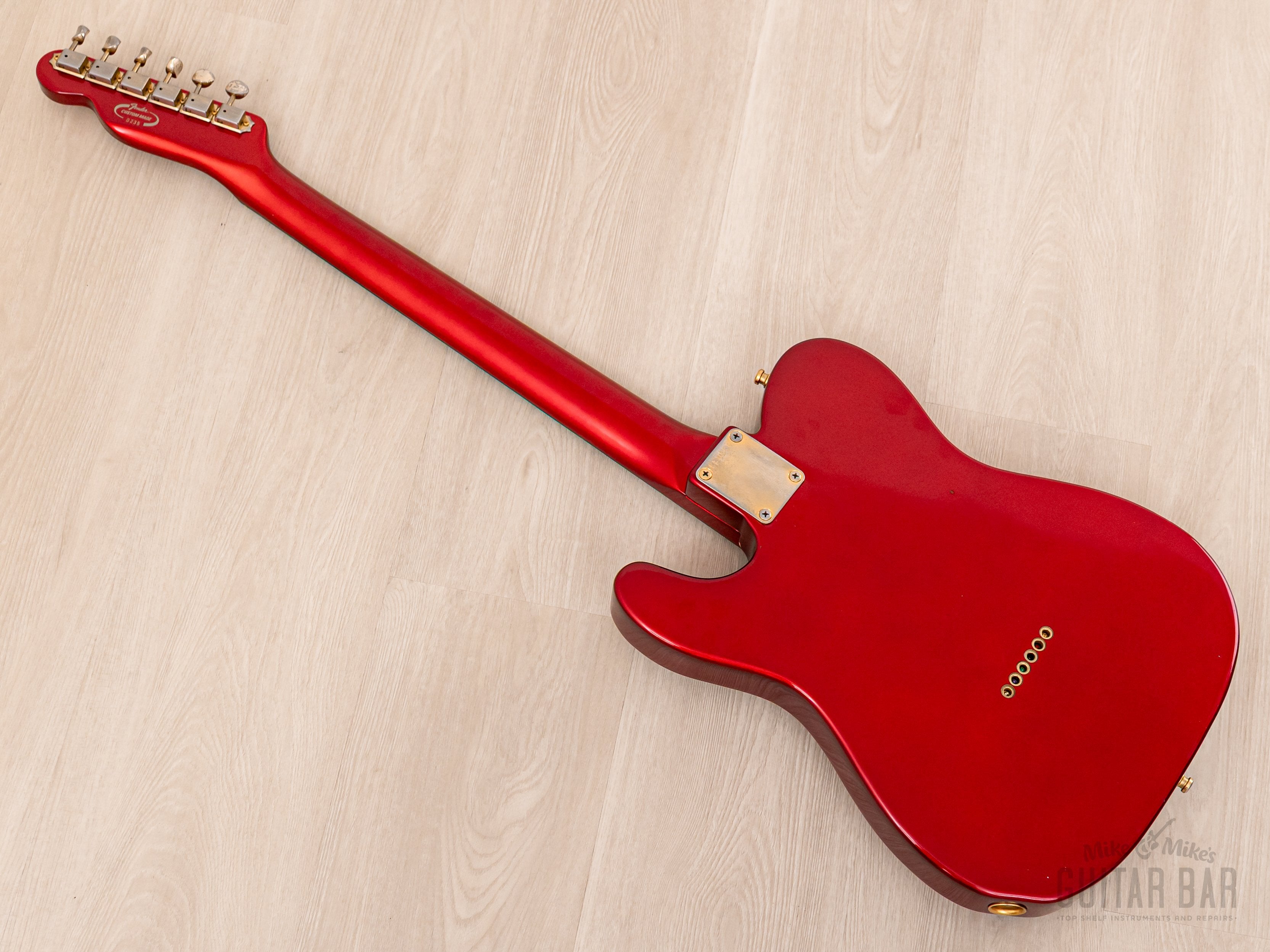 1987 Fender Custom Made Telecaster Candy Apple Red w/ USA Pickups & Gold Hardware, Japan MIJ Fujigen