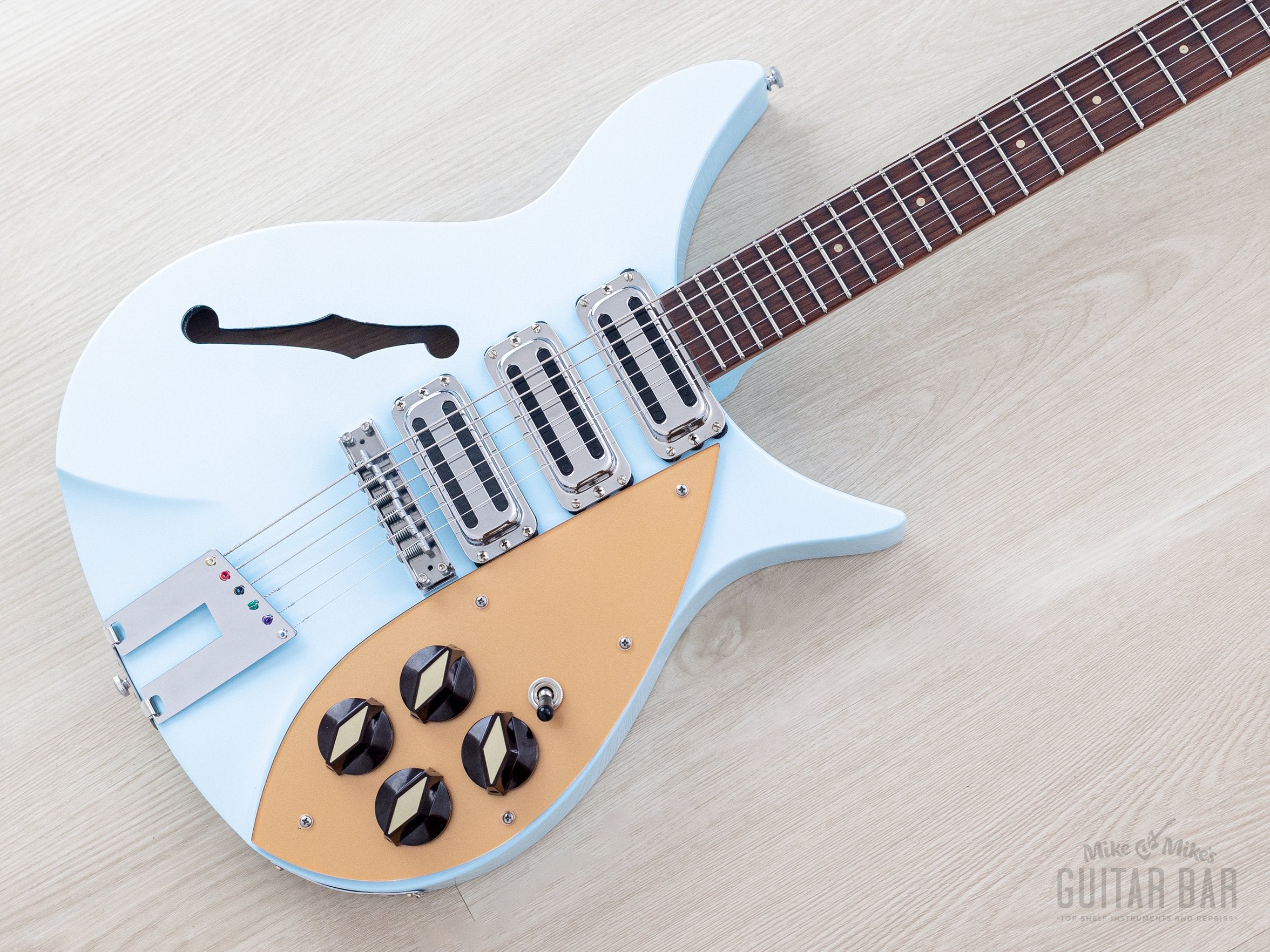 2004 Rickenbacker Prototype 325C58 Capri Blue Boy F Hole w/ Case