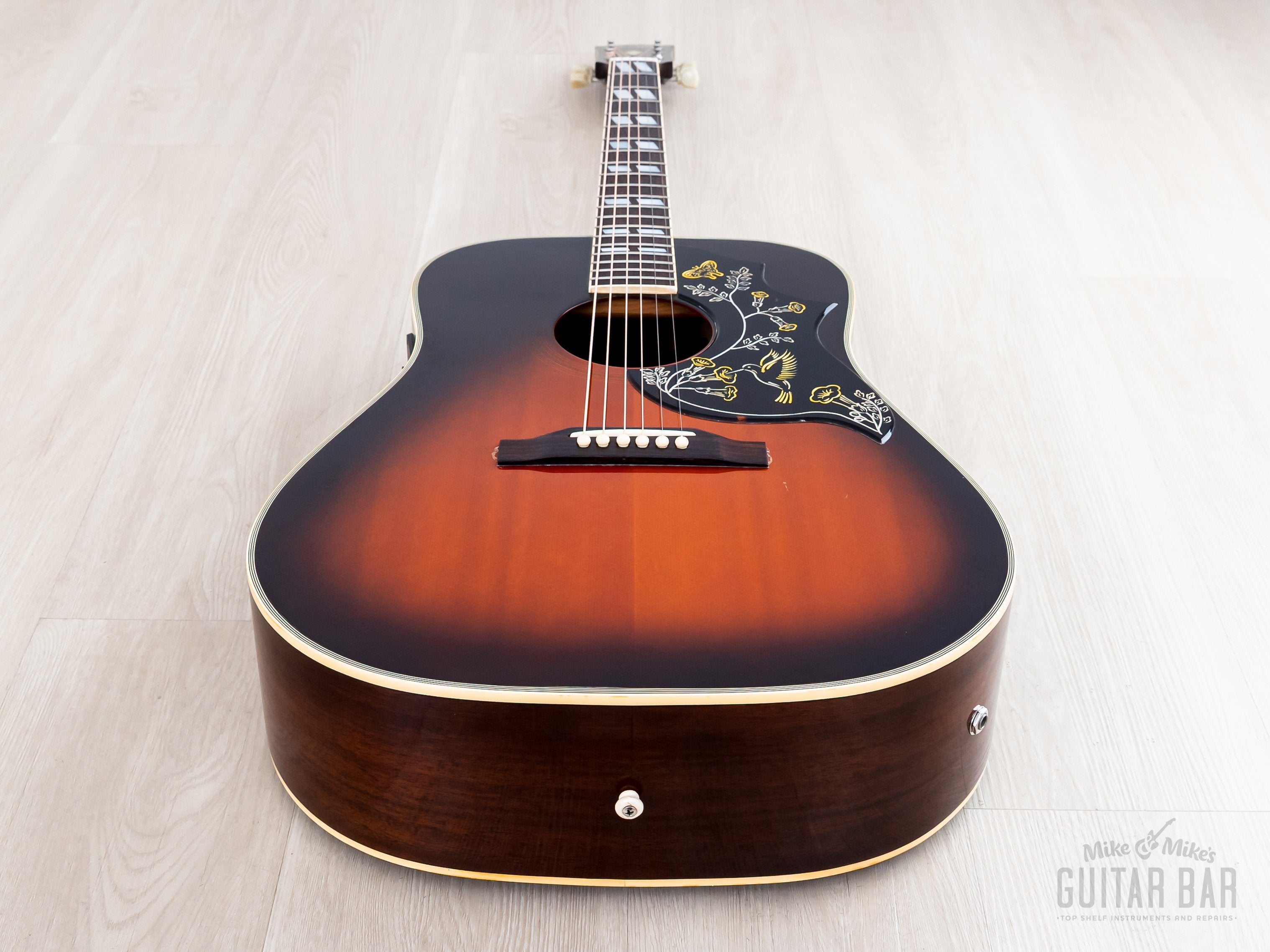 1992 Orville by Gibson Hummingbird Vintage Sunburst Dreadnought Acoust