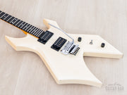 Warlock body and neck angled from the bass side