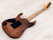 Back of the body angled view