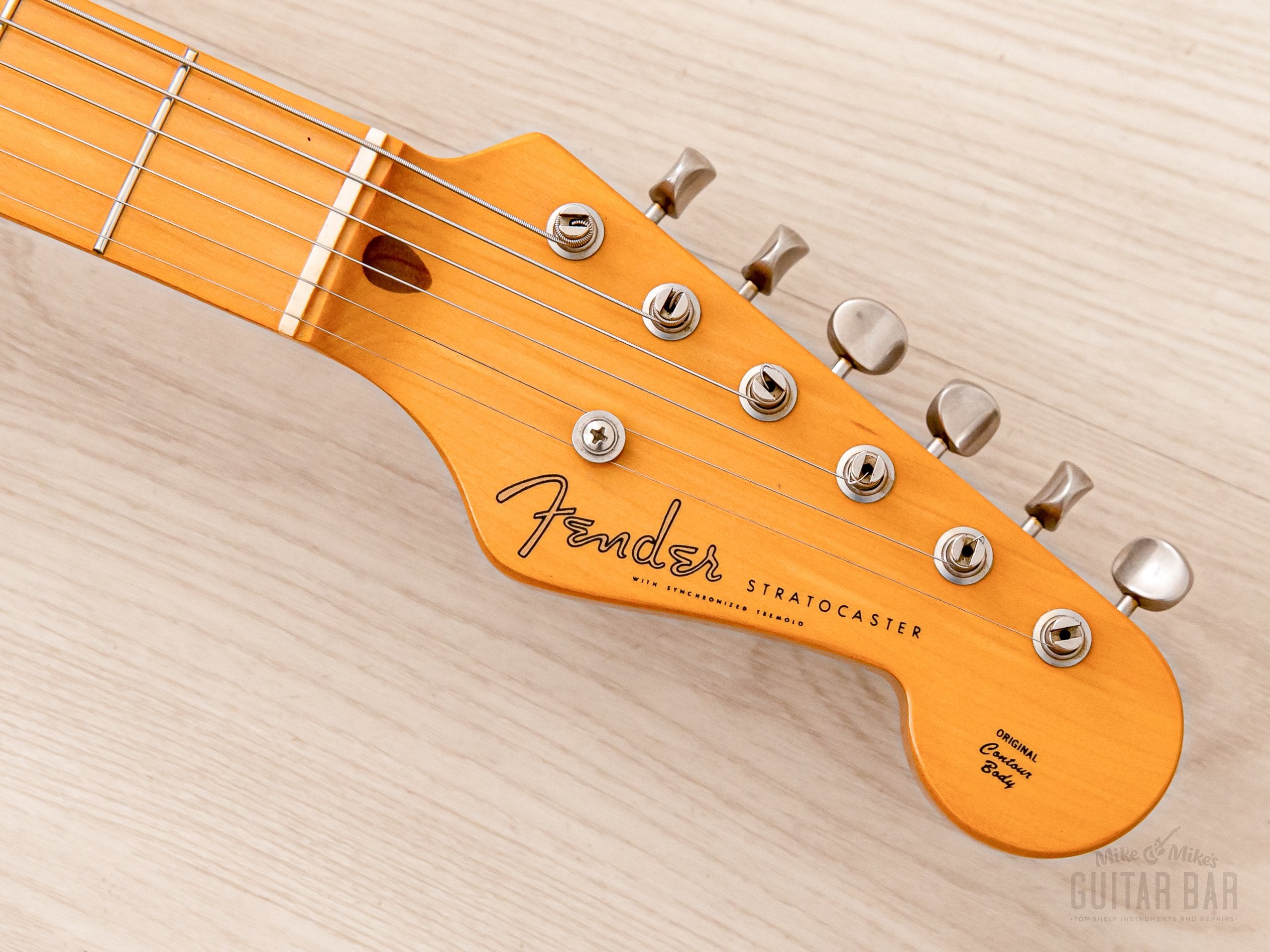 1993 Fender Stratocaster '54 Vintage Reissue ST54-75RV w/ V Neck, Lacquer Finish & USA Pickups, Japan MIJ Fuijgen
