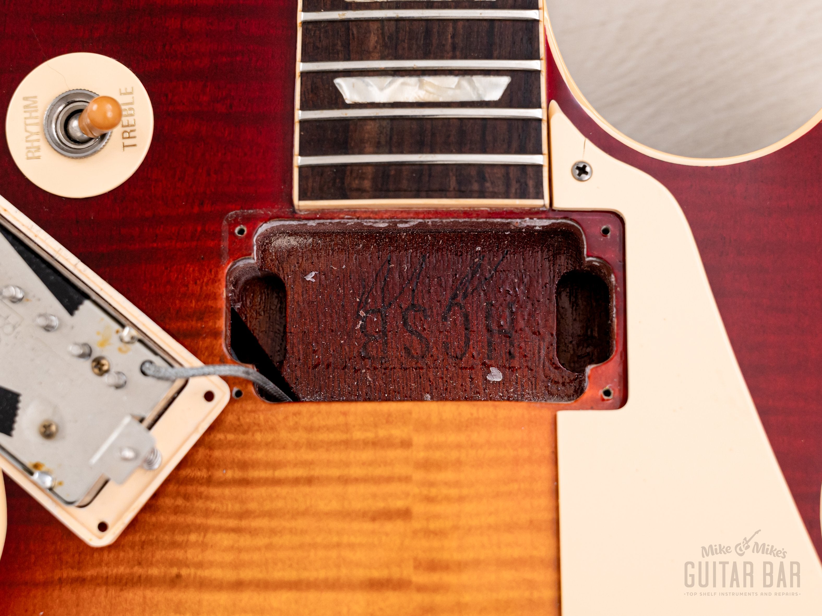 1989 GIbson Les Paul Standard Flame Top Heritage Cherry Sunburst w/ Pearly Gates PAFs, Case