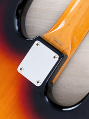 left-handed Fender Jazz Bass neck plate