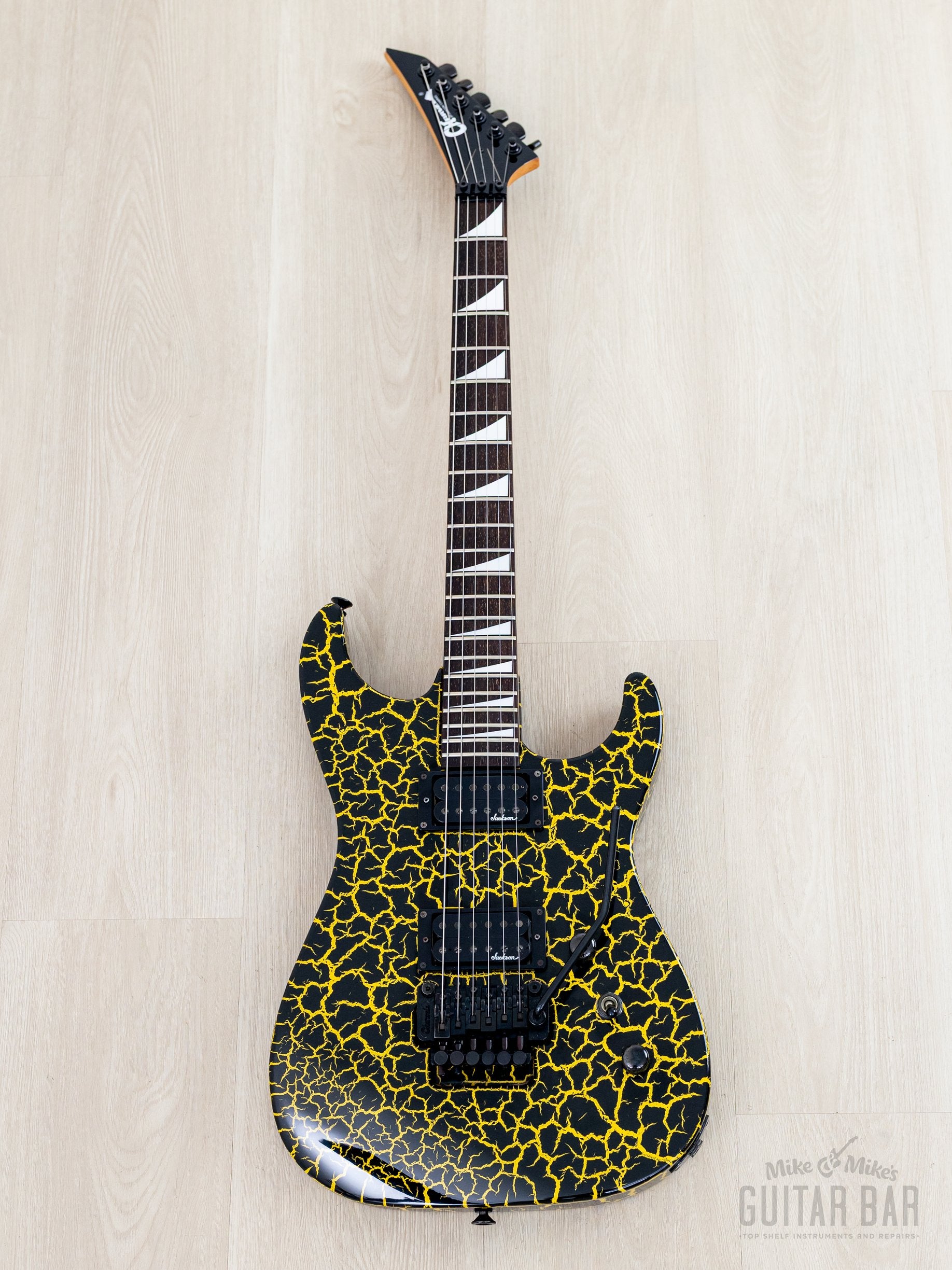 1990 Charvel by Jackson Dinky Custom DK-090-HH RV Yellow