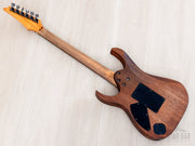 Back of the guitar with maple neck