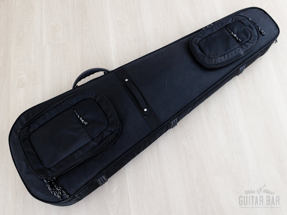 Black padded case, closed