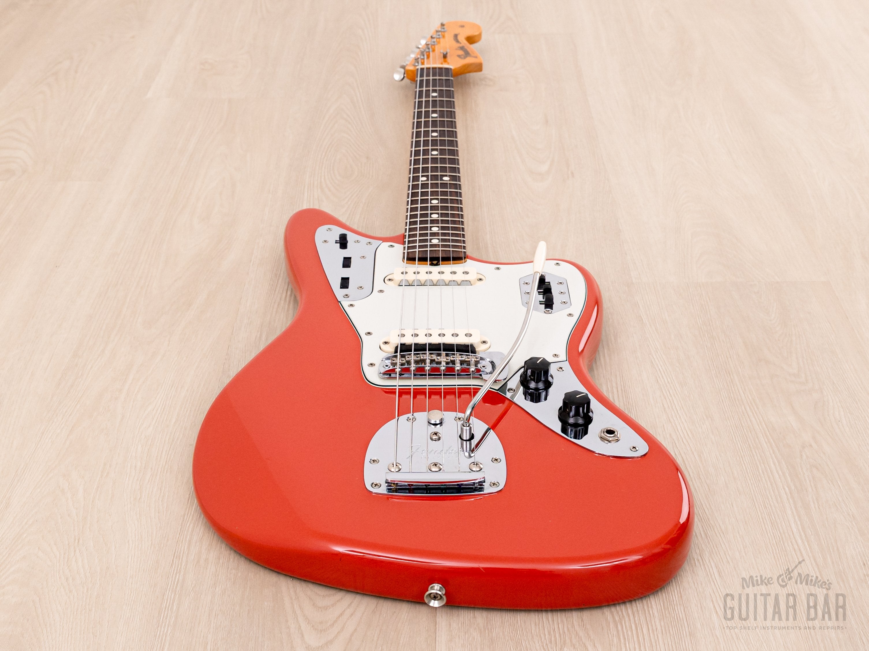 1999 Fender American Vintage '62 Jaguar Fiesta Red, 100% Original & Near-Mint w/ Case, Hangtags (1st Year Model)