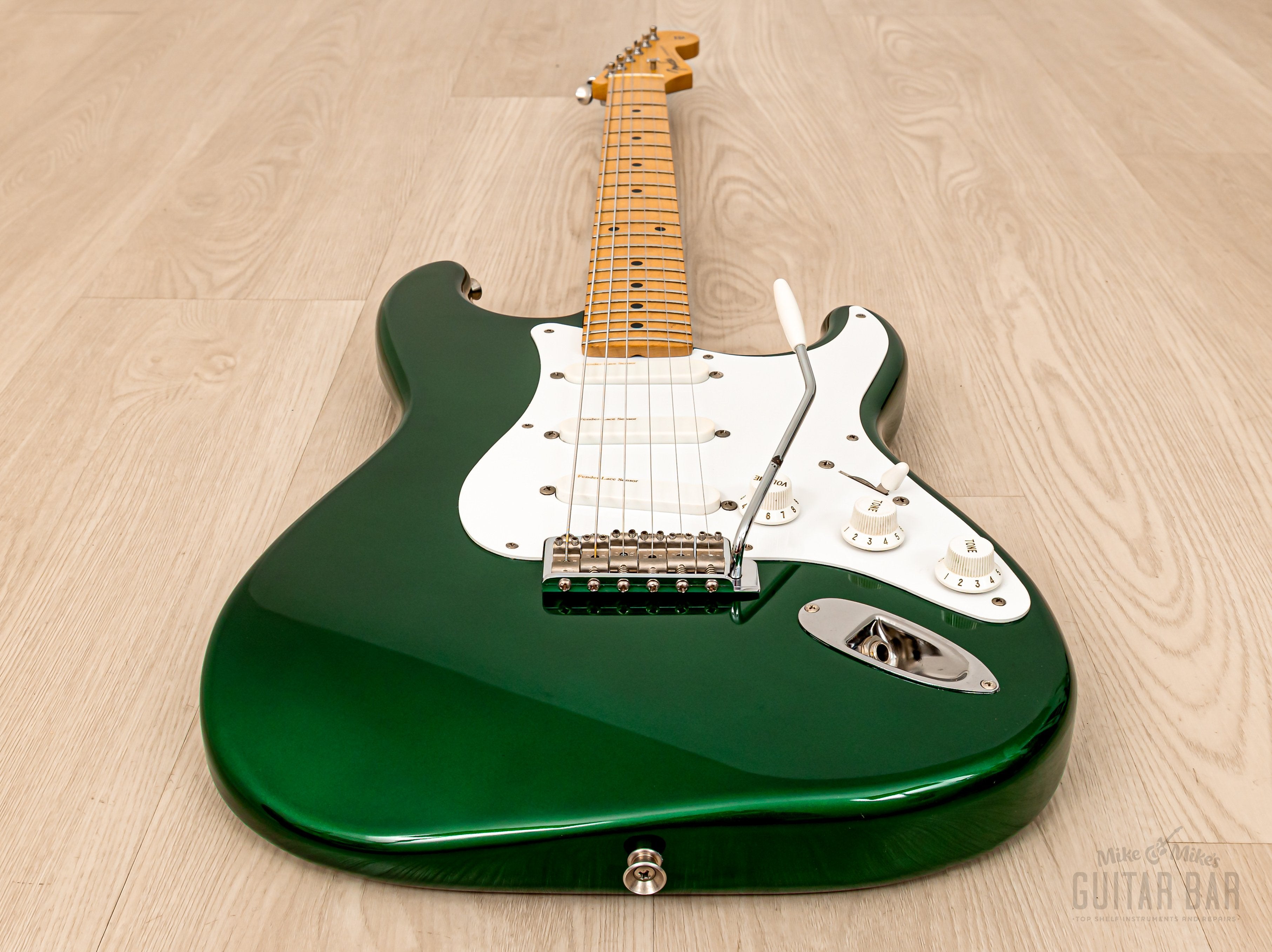 1991 Fender Order Made Stratocaster ST57-770LS Candy Apple Green w/ Lace  Sensor, Japan MIJ Fujigen